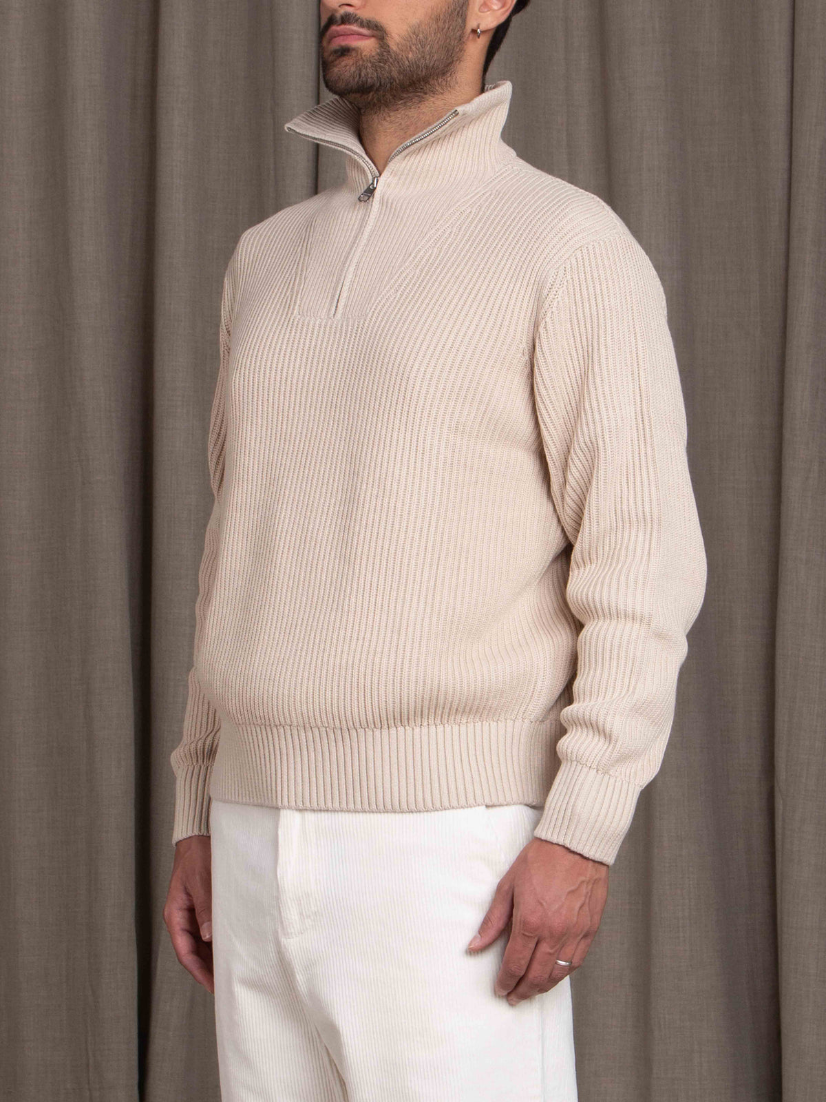 Maglia a collo alto con zip Selected Homme