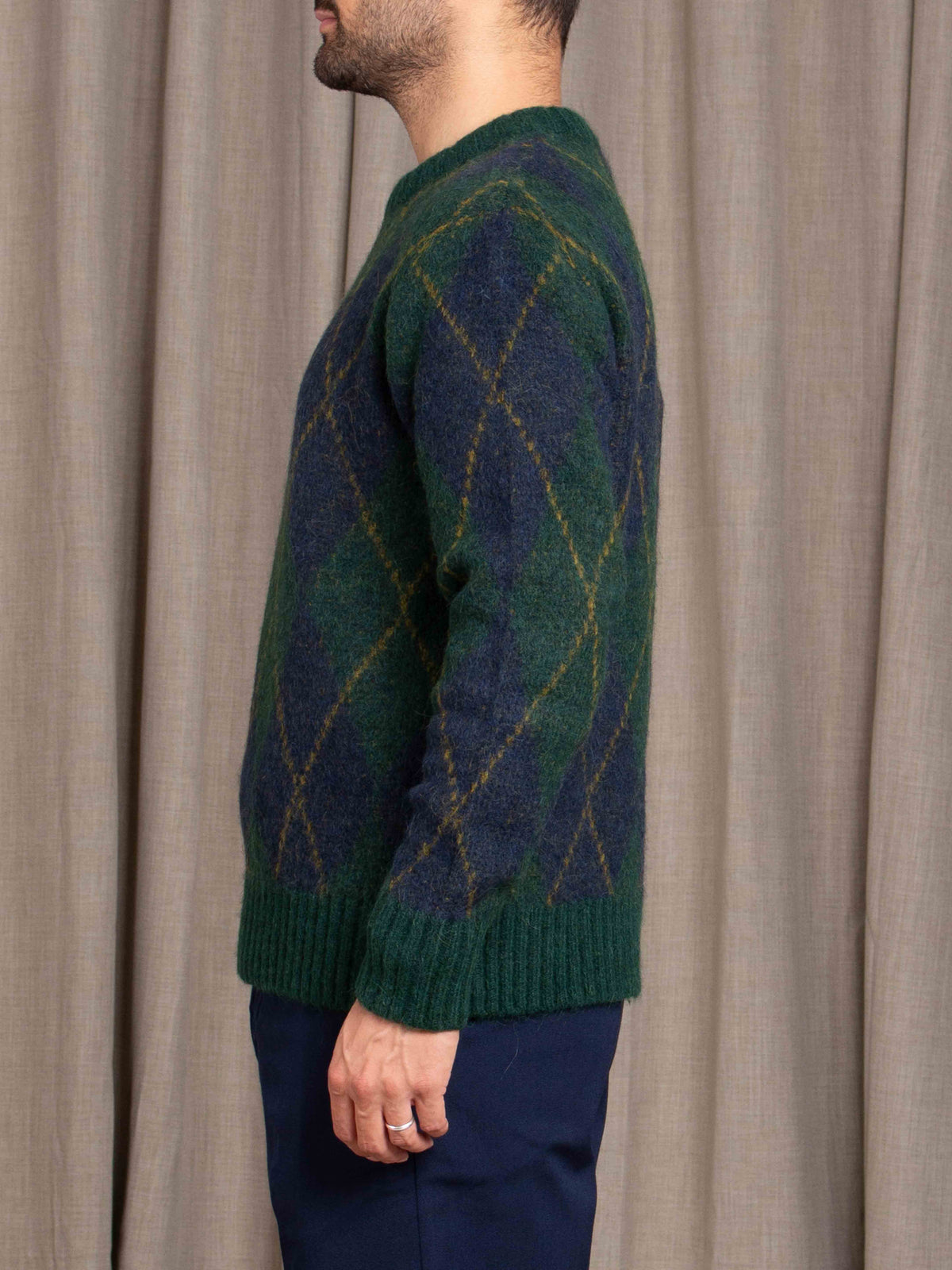 Maglione girocollo argyle Selected Homme