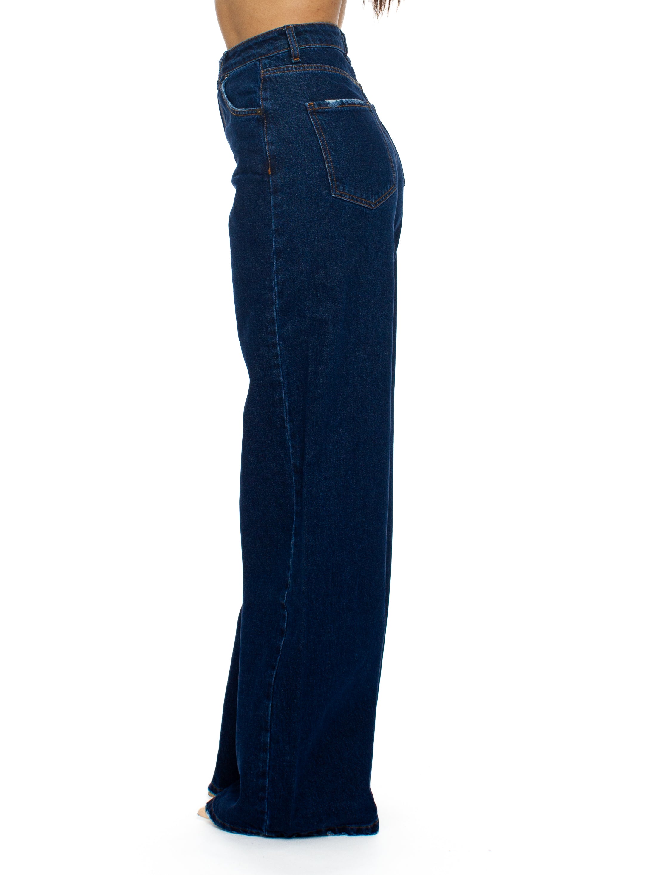 Jeans palazzo vita alta To.Bì Demure