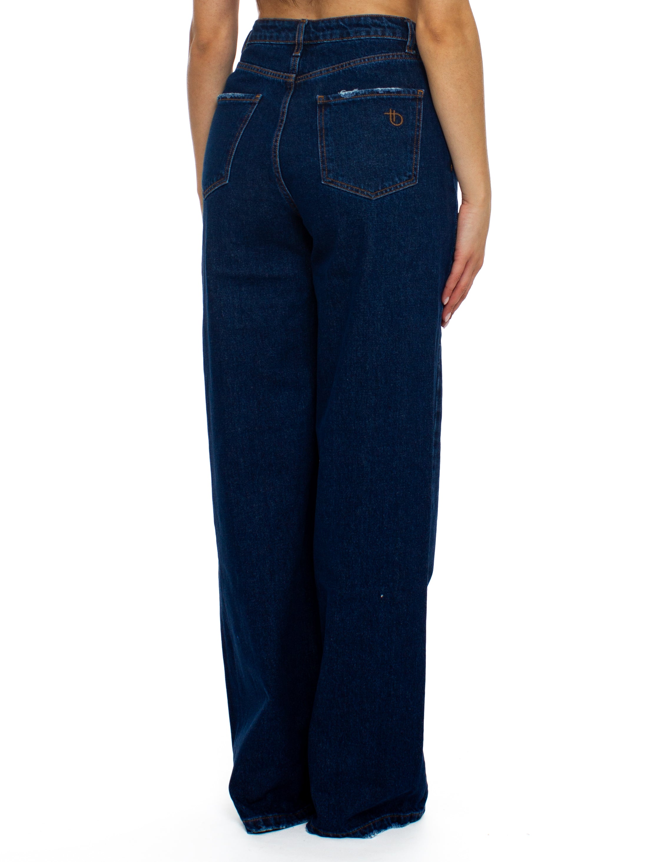 Jeans palazzo vita alta To.Bì Demure