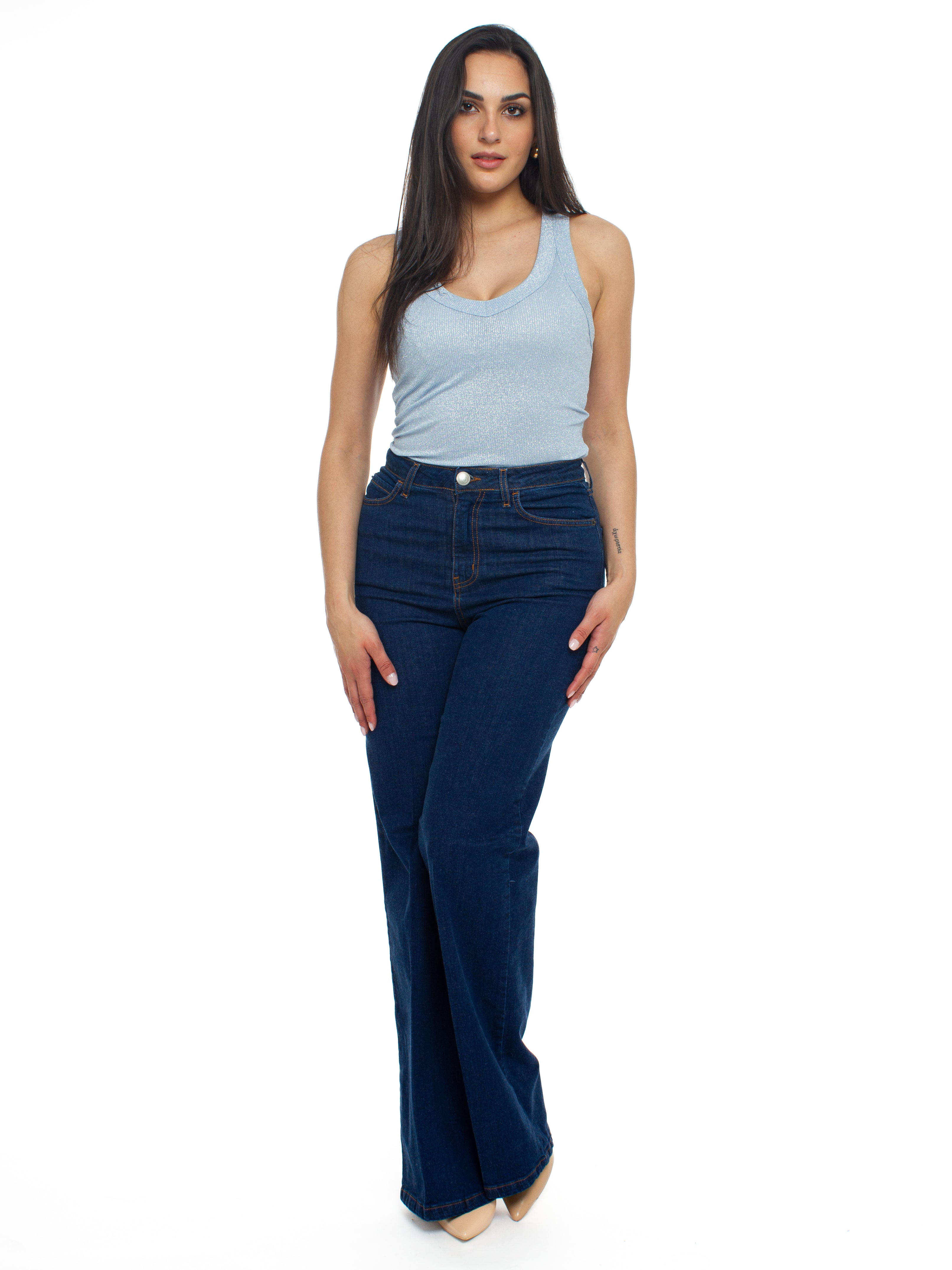 Jeans palazzo zampa To.Bì Demure
