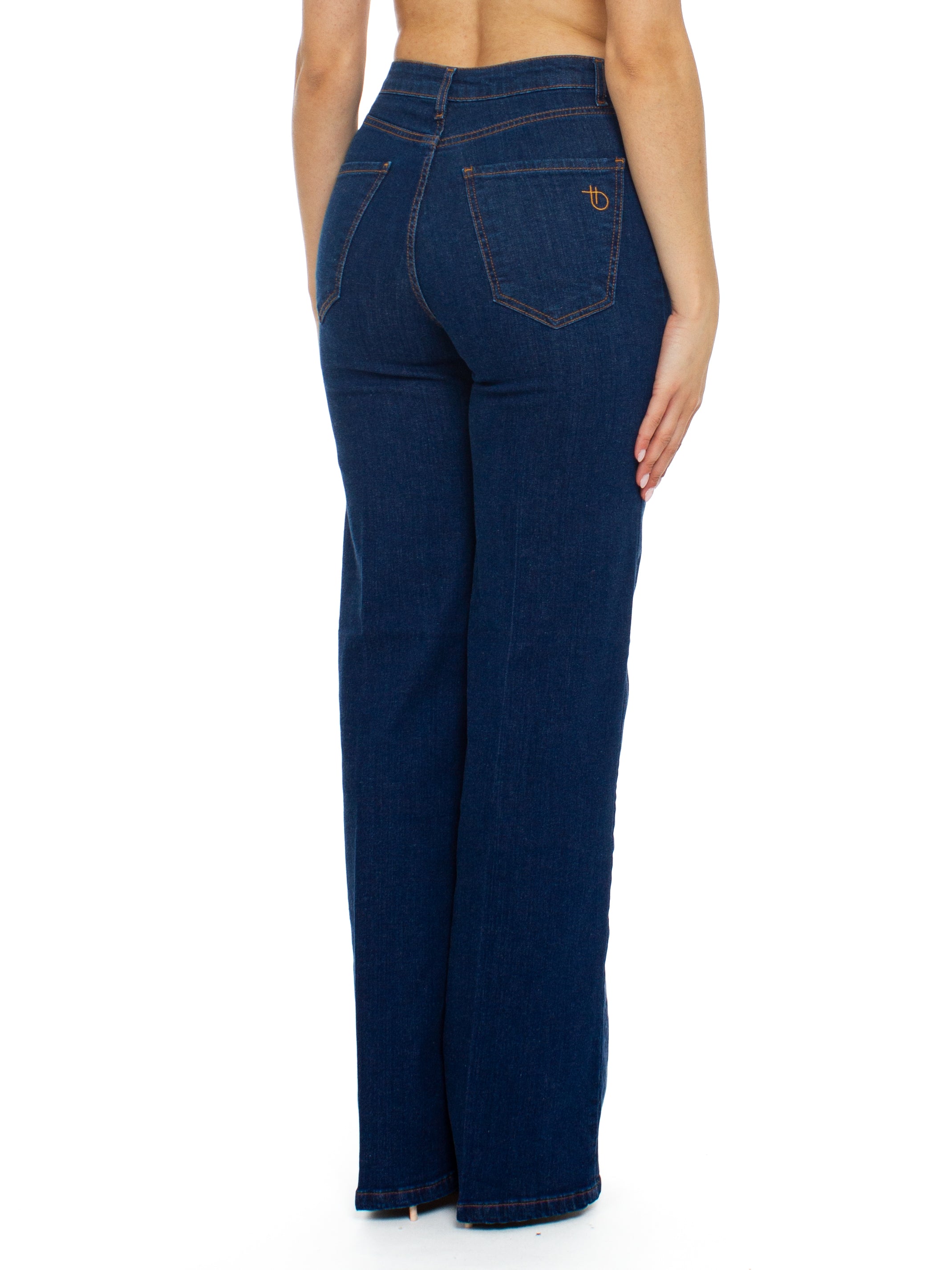 Jeans palazzo zampa To.Bì Demure