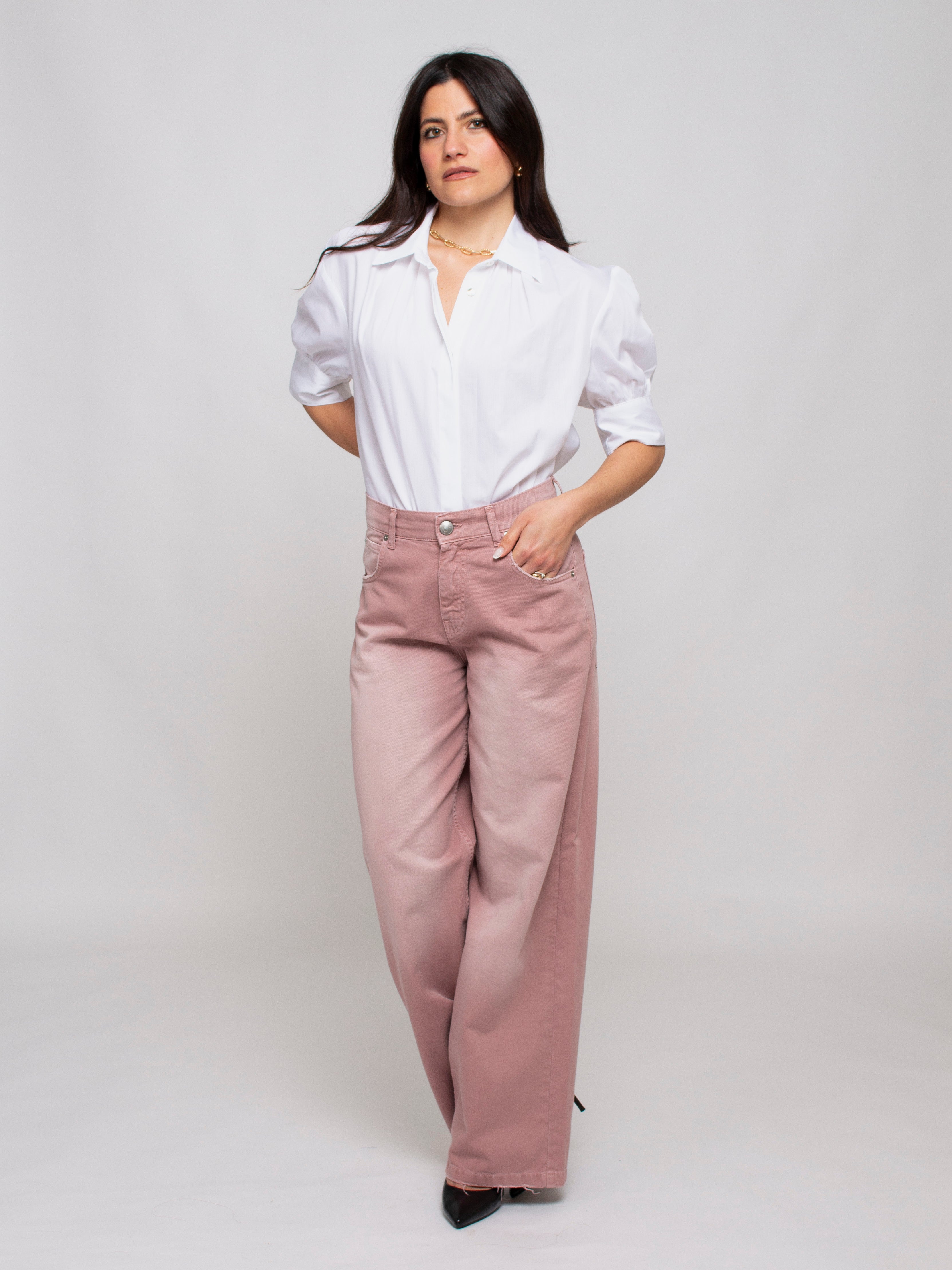 Jeans wide leg To.Bì Demure