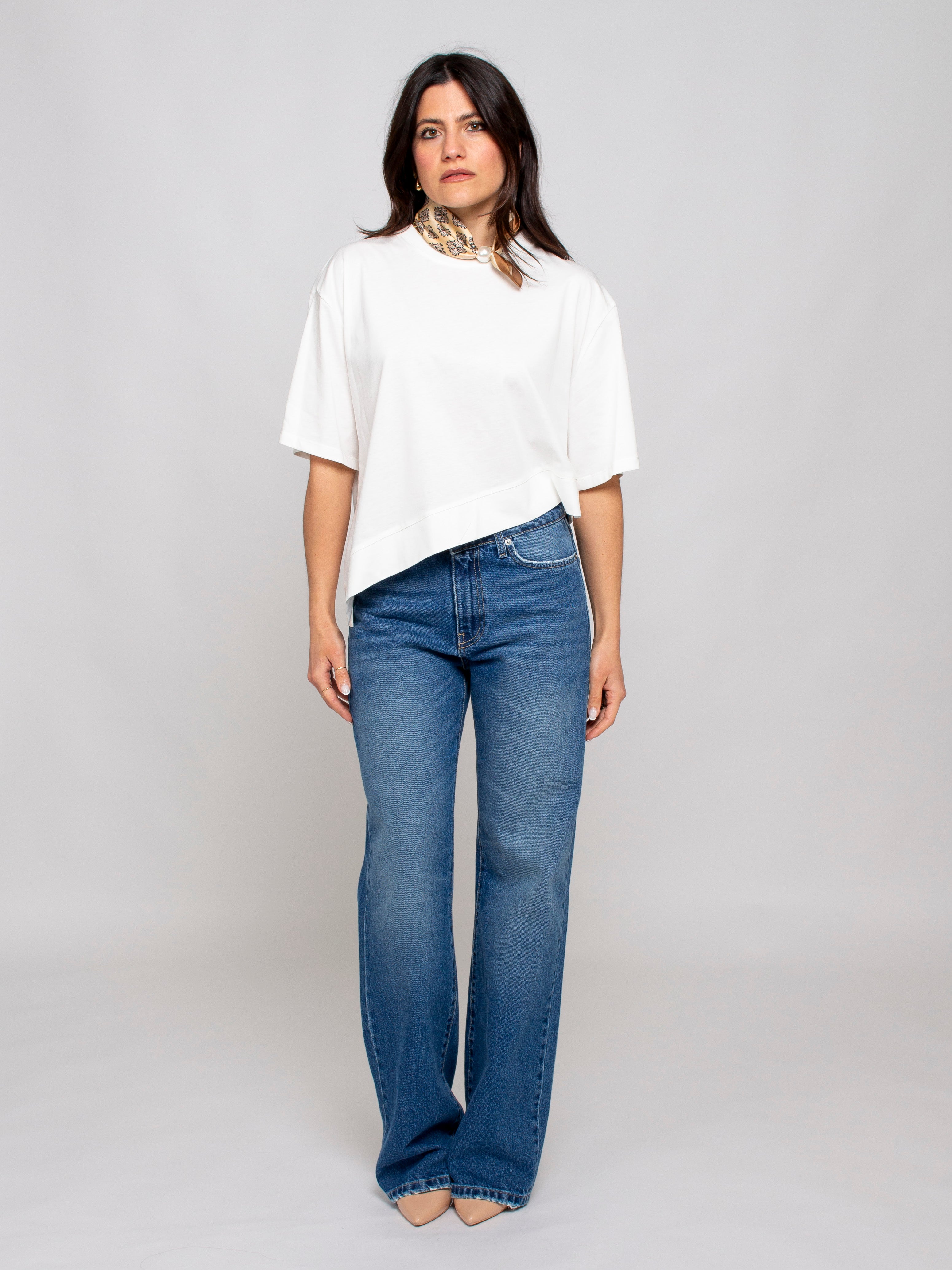 Tshirt asimmetrica Vicolo