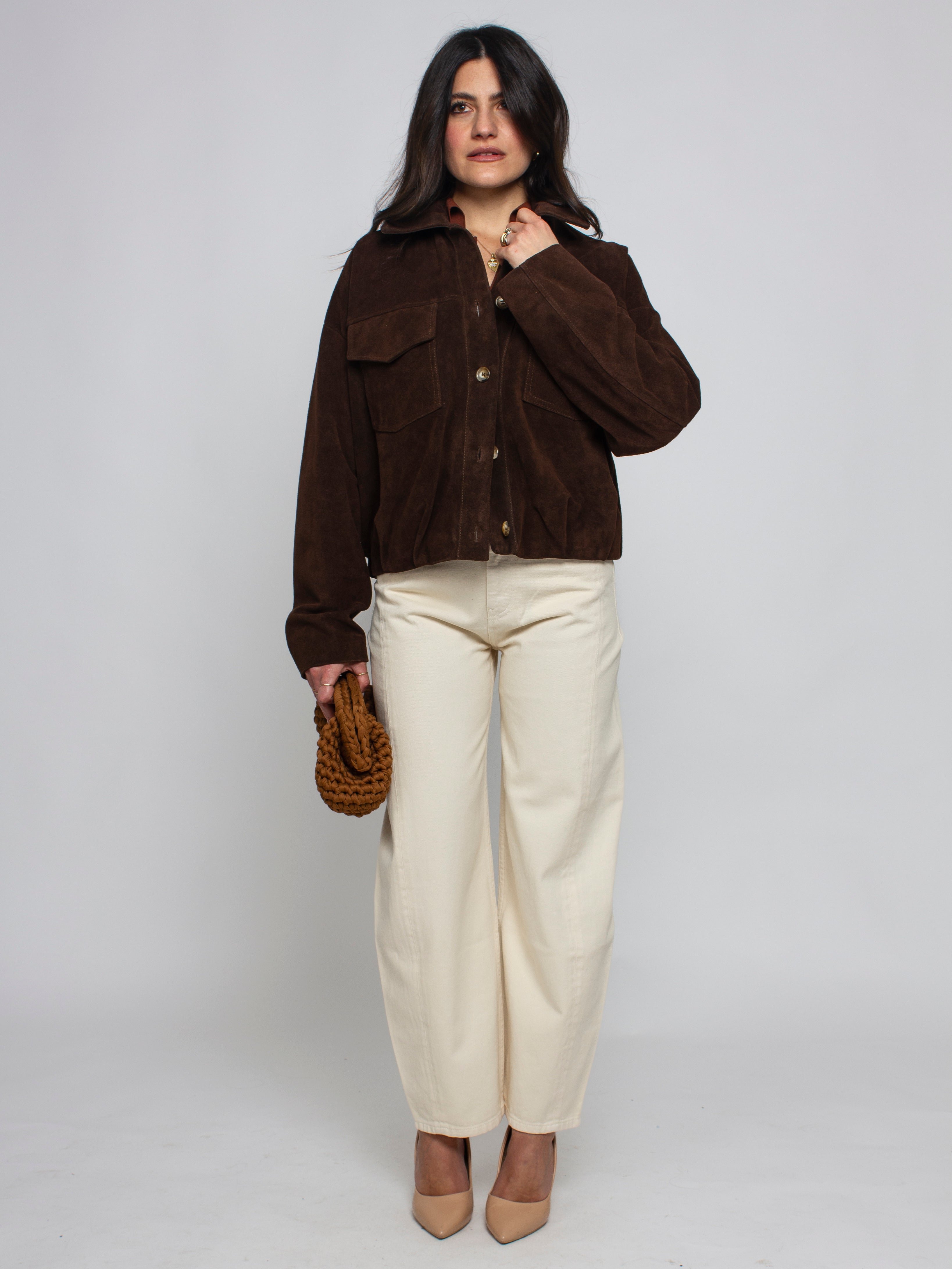 Bomber scamosciato Vicolo