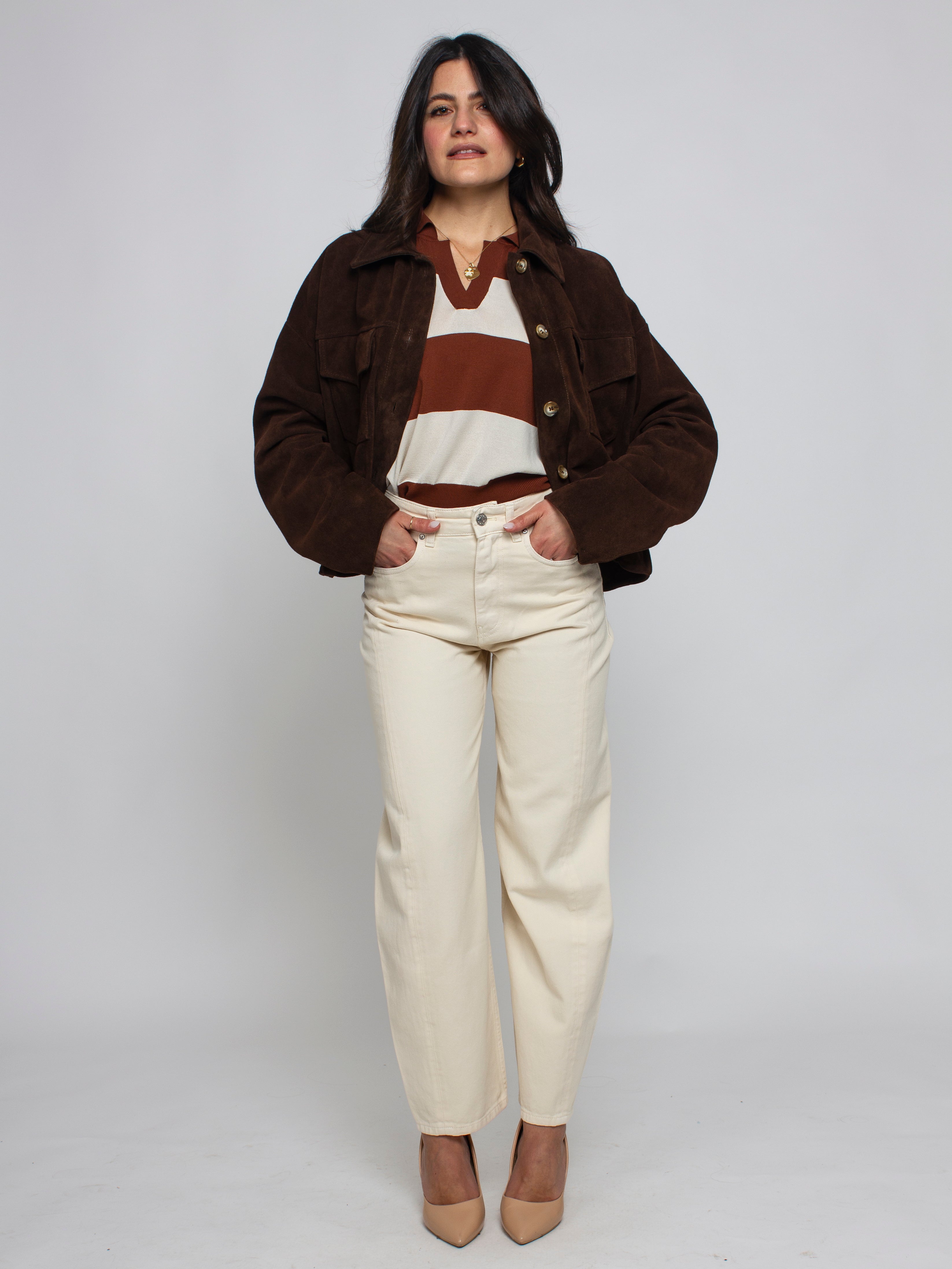 Bomber scamosciato Vicolo