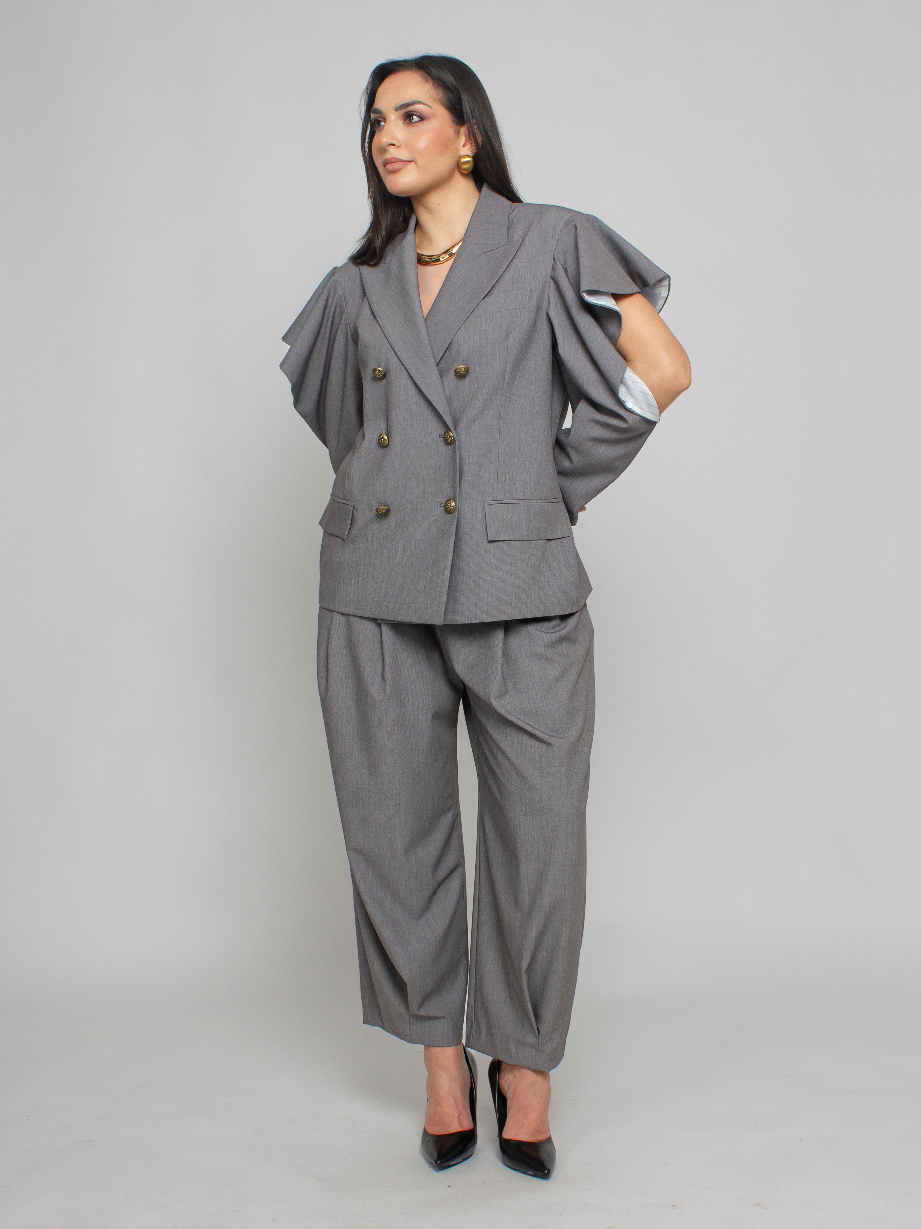 Giacca Doppio Petto con Spalle Scoperte Vicolo