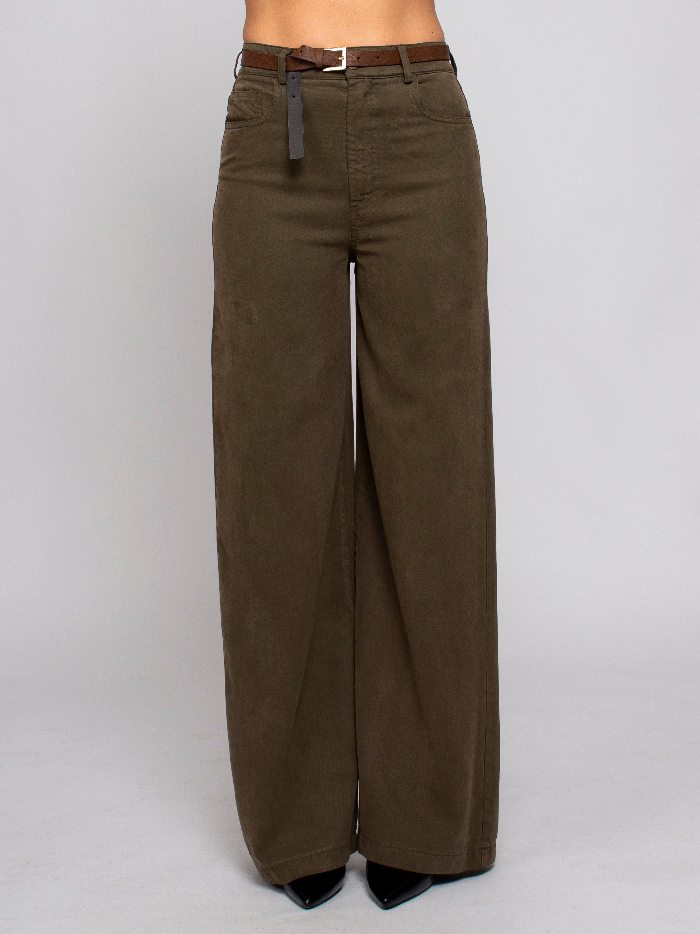 Pantalone barrel con cintura Vicolo