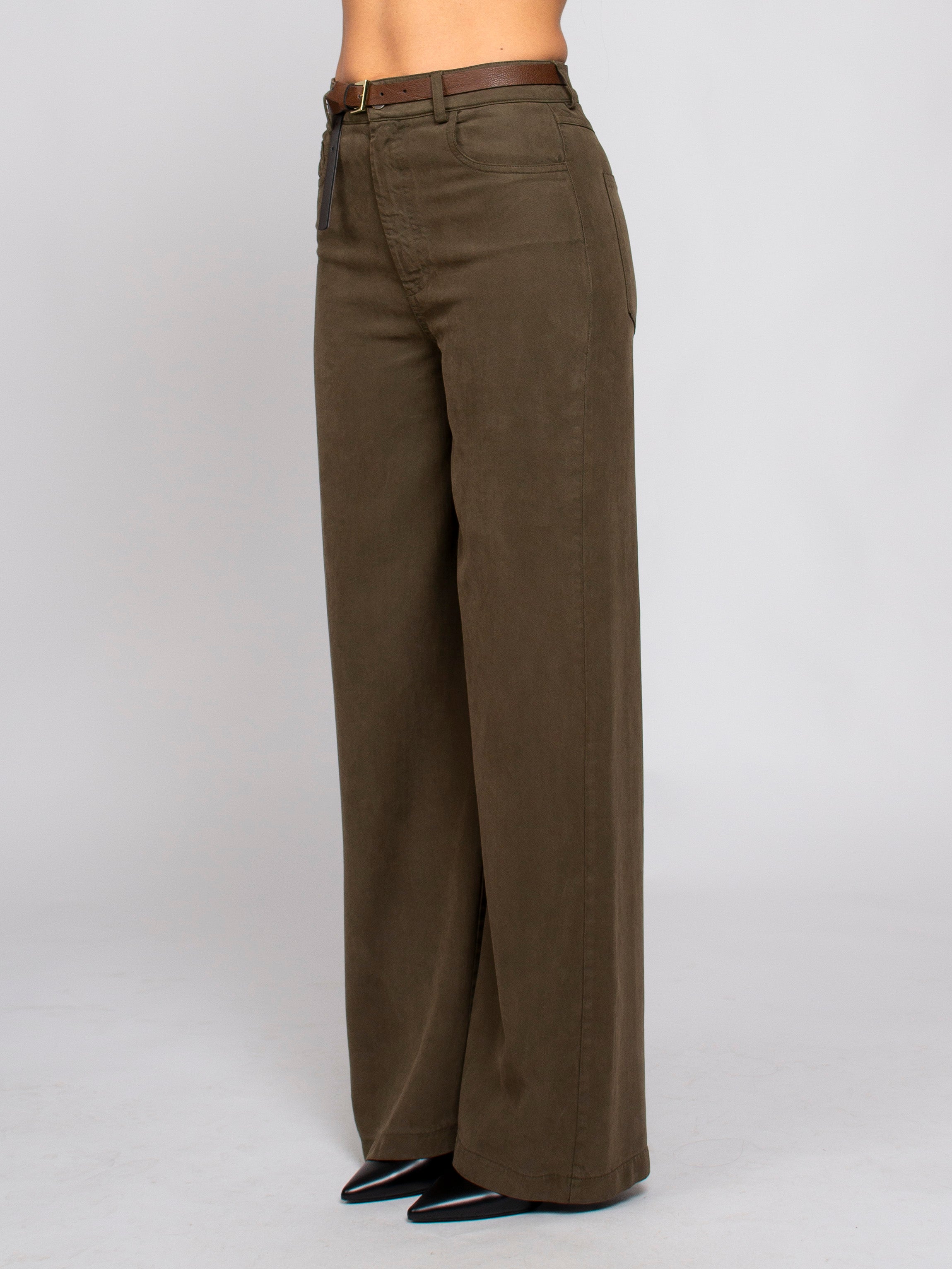 Pantalone barrel con cintura Vicolo