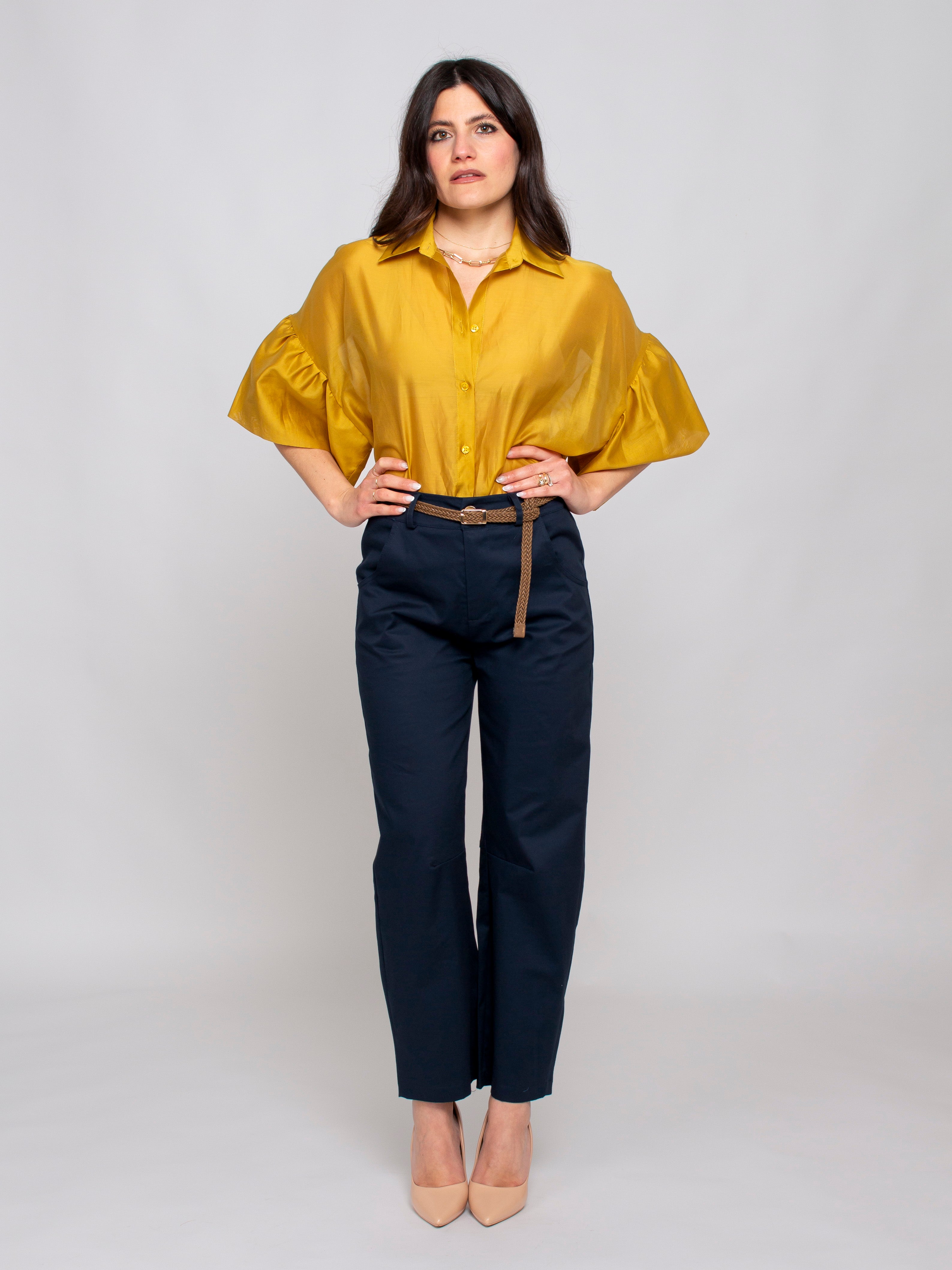 Pantalone con elastico sul retro e cintura Vicolo