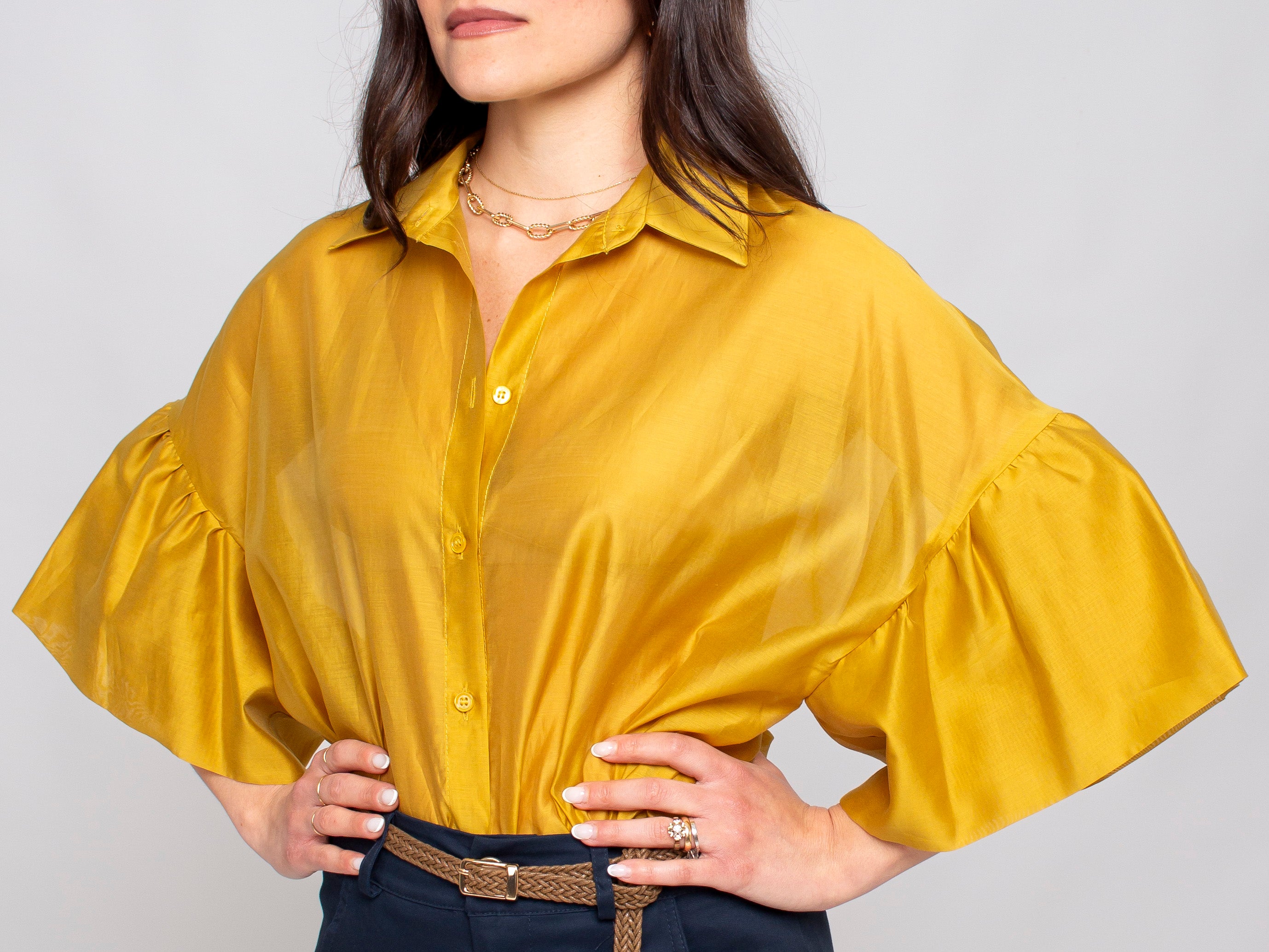 Camicia manica a sbuffo Vicolo