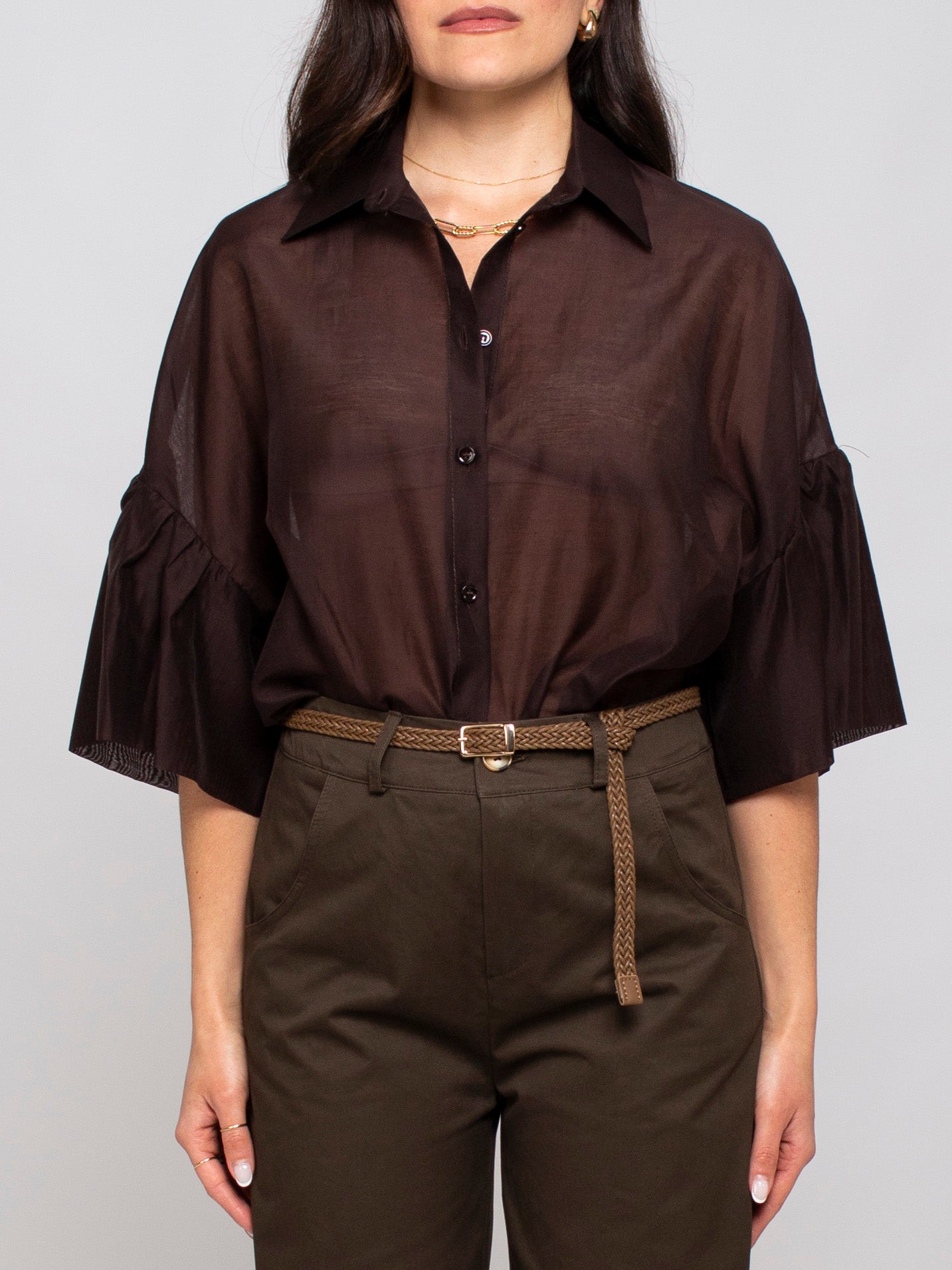 Camicia manica a sbuffo Vicolo