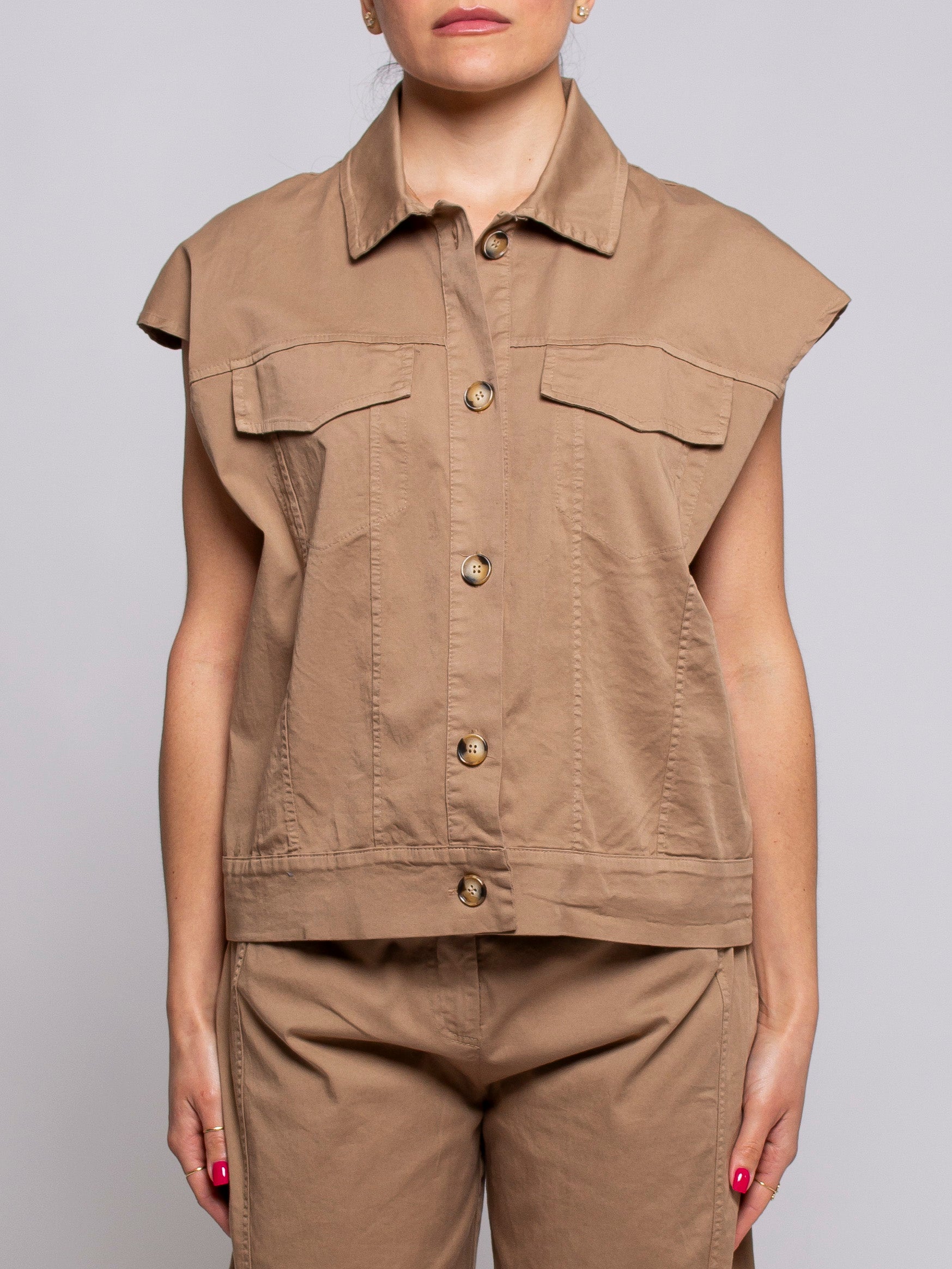 Gilet con Bottoni Vicolo