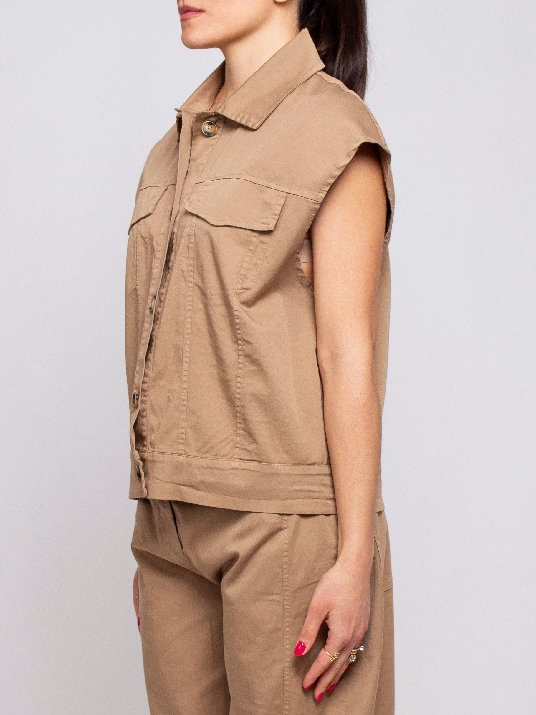 Gilet con Bottoni Vicolo