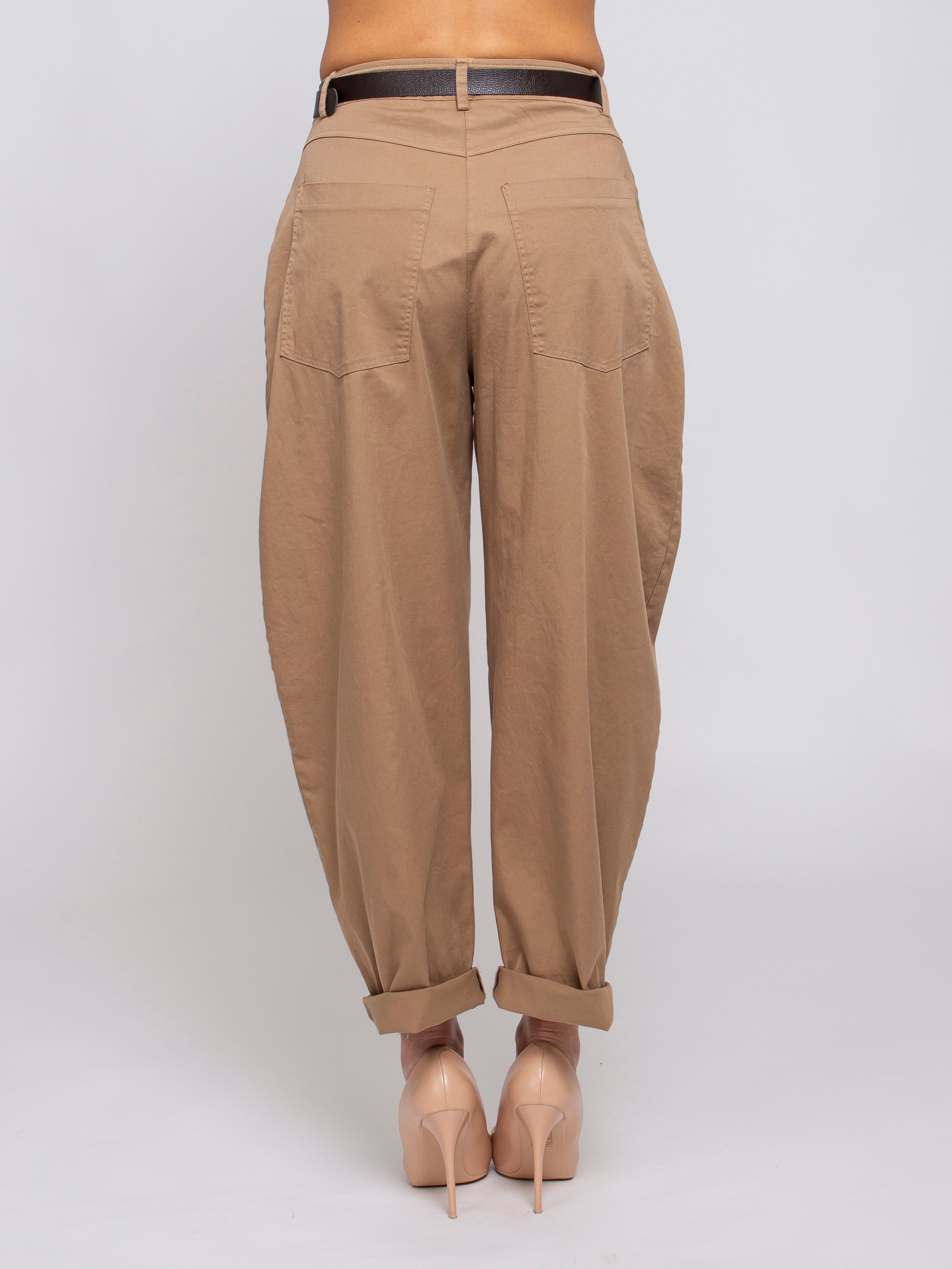 Pantalone barrel con cintura Vicolo