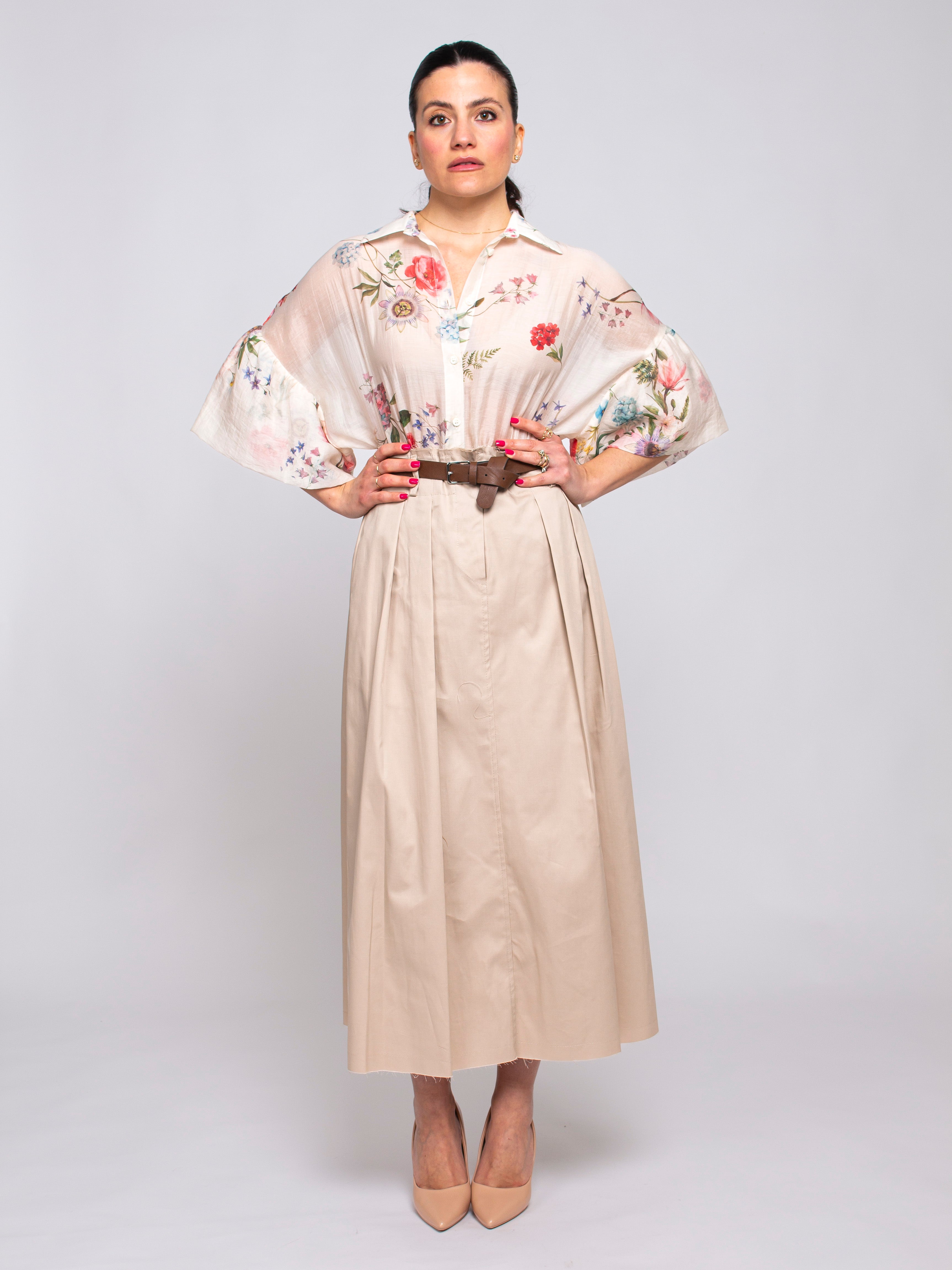 Camicia fiori Vicolo