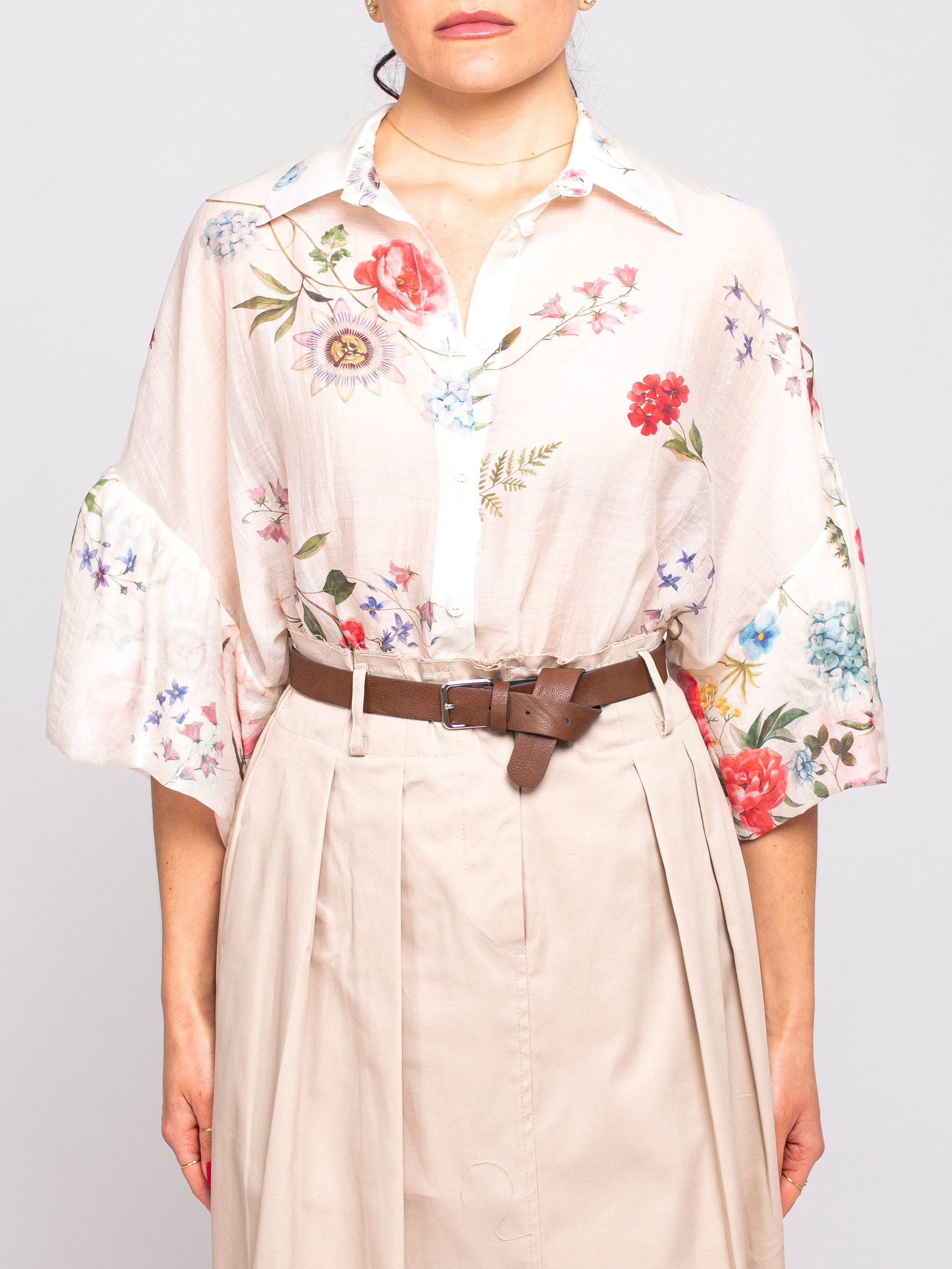 Camicia fiori Vicolo