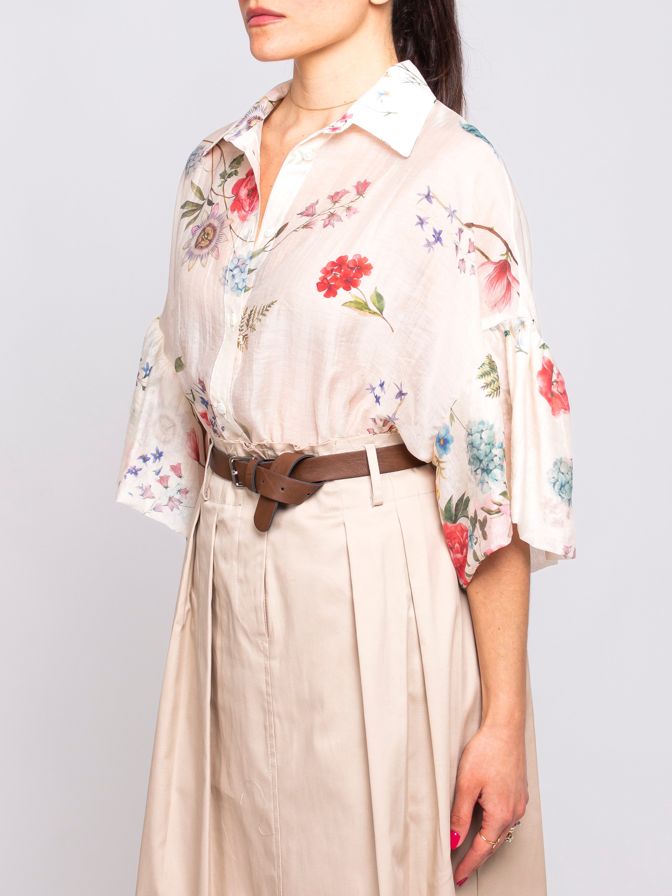 Camicia fiori Vicolo