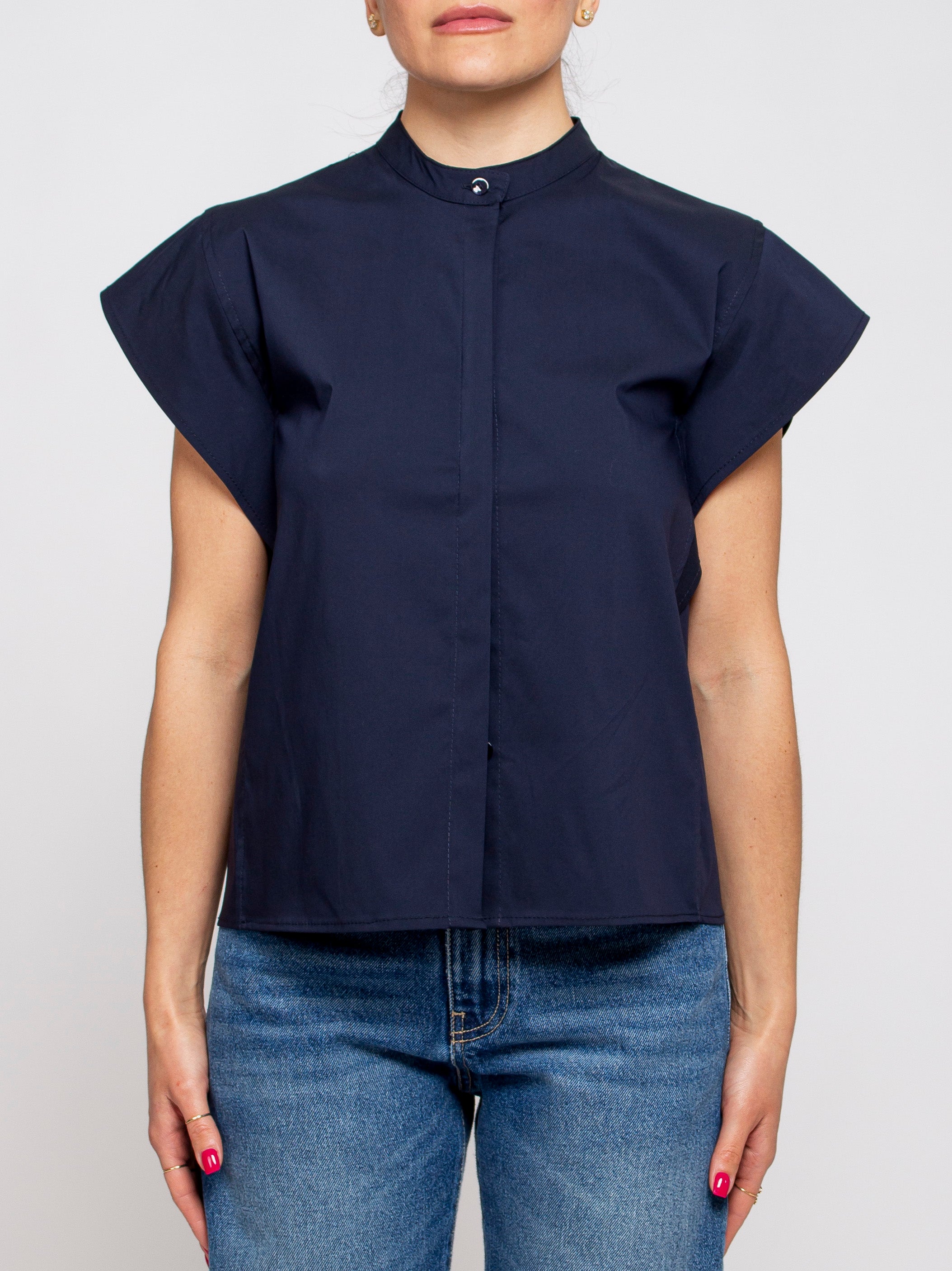 Camicia coreana spalla alette Vicolo