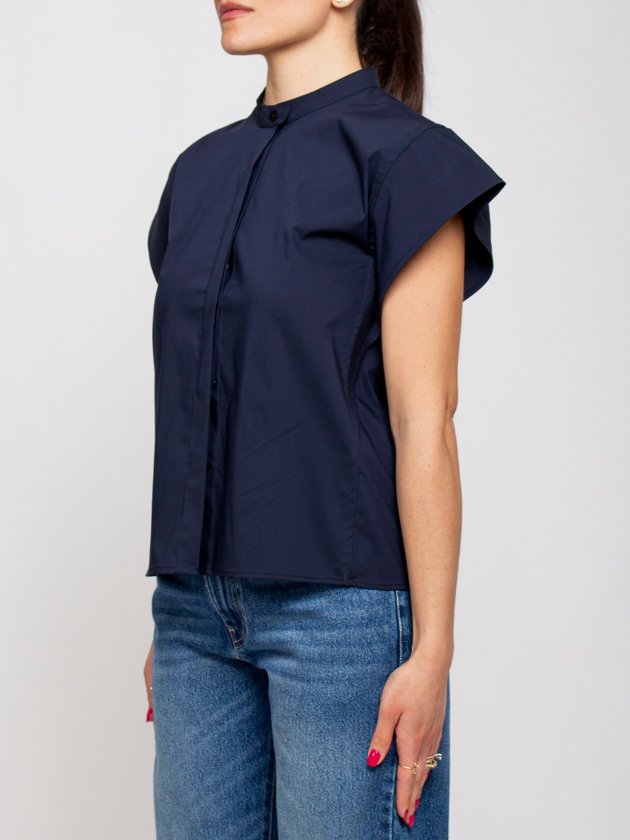 Camicia coreana spalla alette Vicolo
