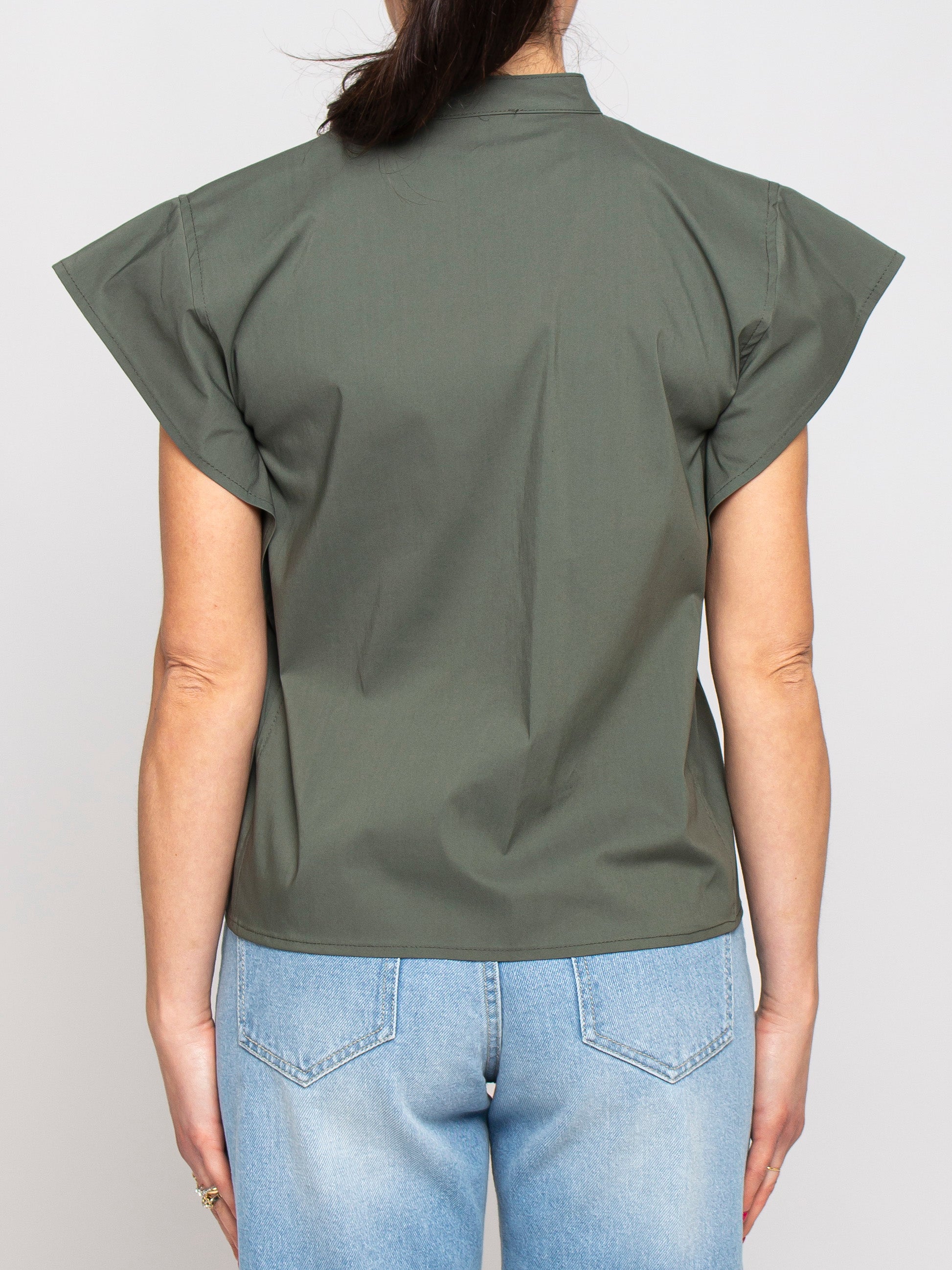 Camicia coreana spalla alette Vicolo