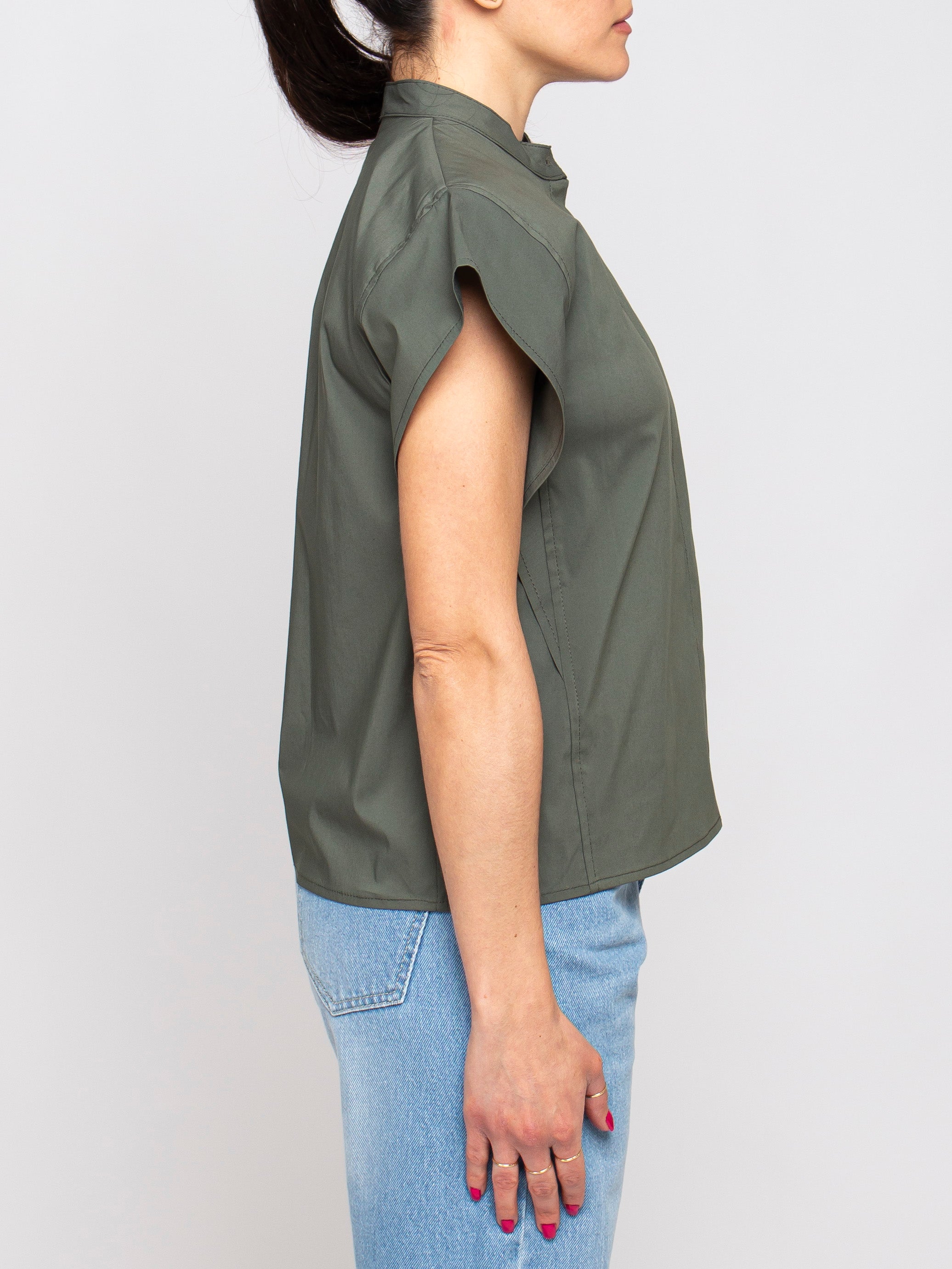 Camicia coreana spalla alette Vicolo