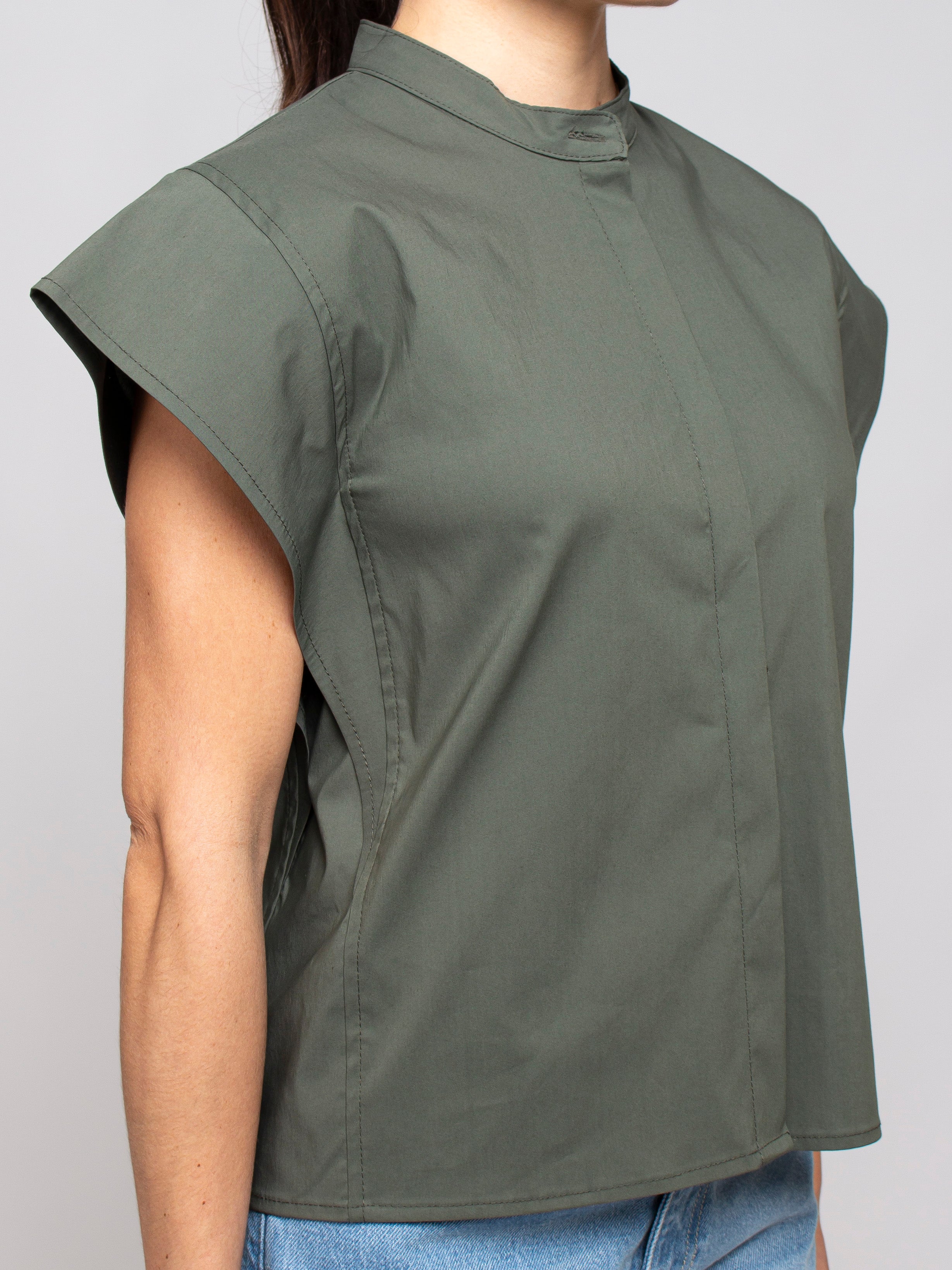 Camicia coreana spalla alette Vicolo