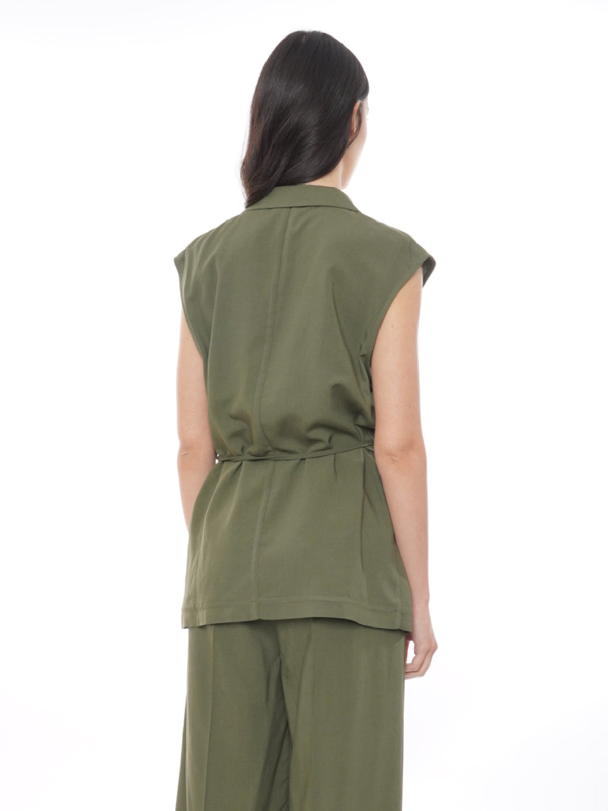 Gilet lungo con fiocco Vicolo