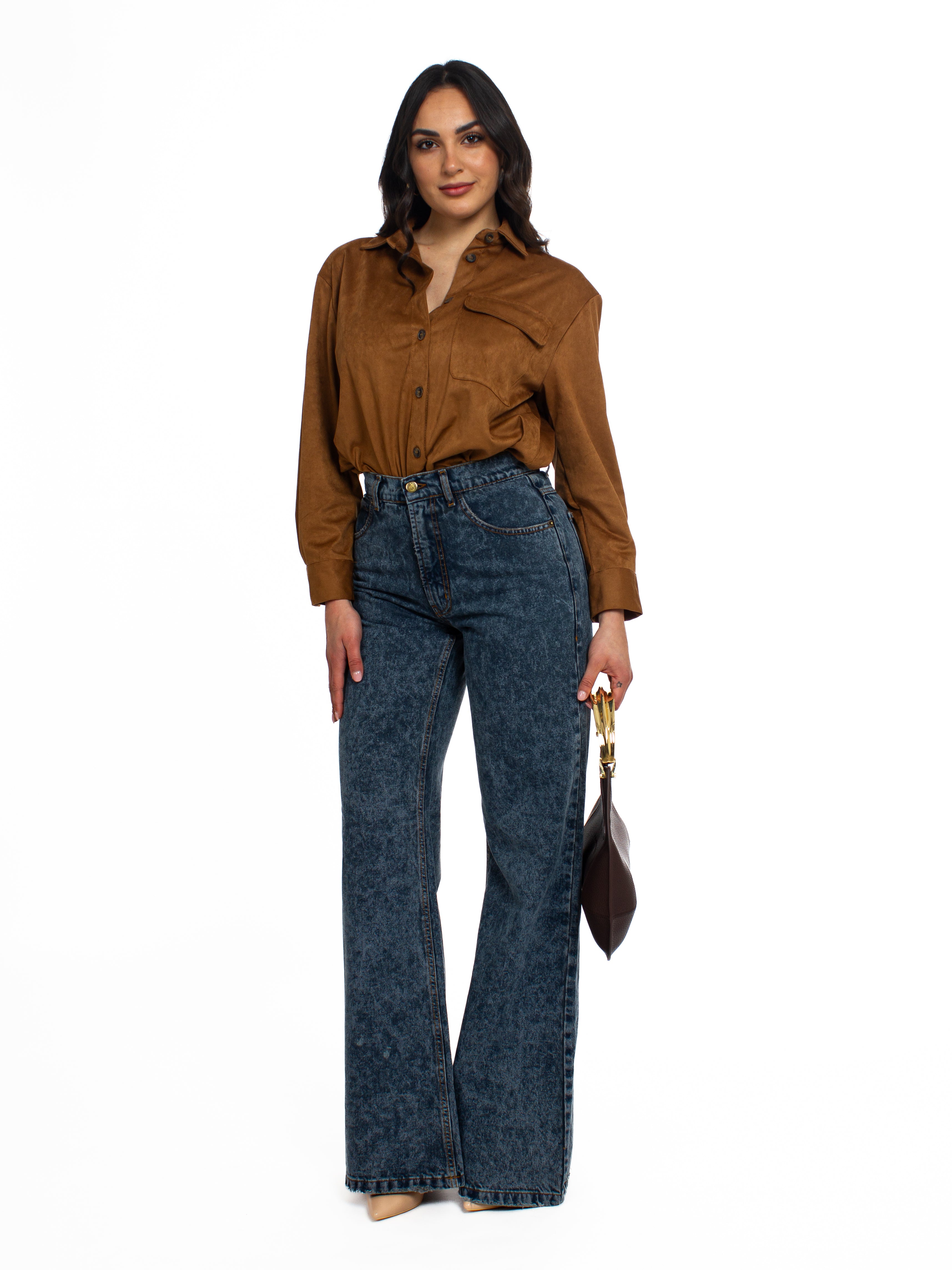 Jeans palazzo a zampa To.Bì Demure