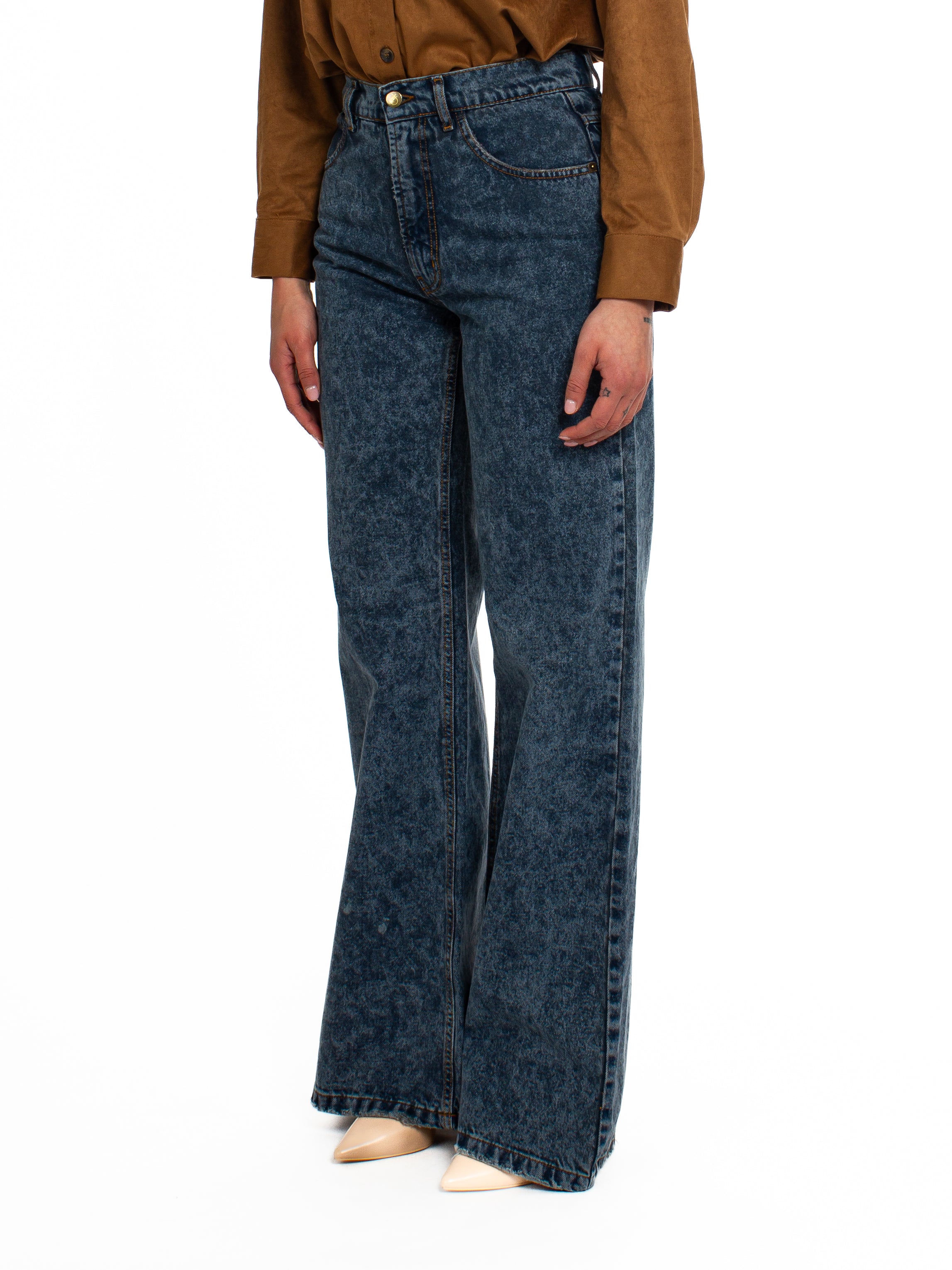 Jeans palazzo a zampa To.Bì Demure