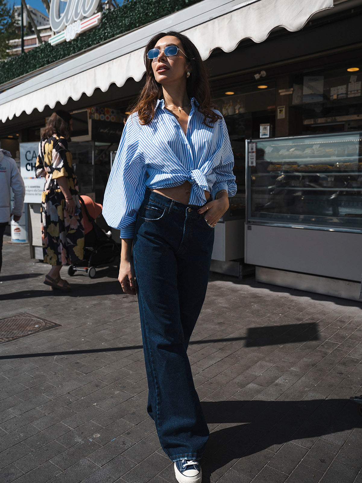 Jeans palazzo vita alta To.Bì Demure