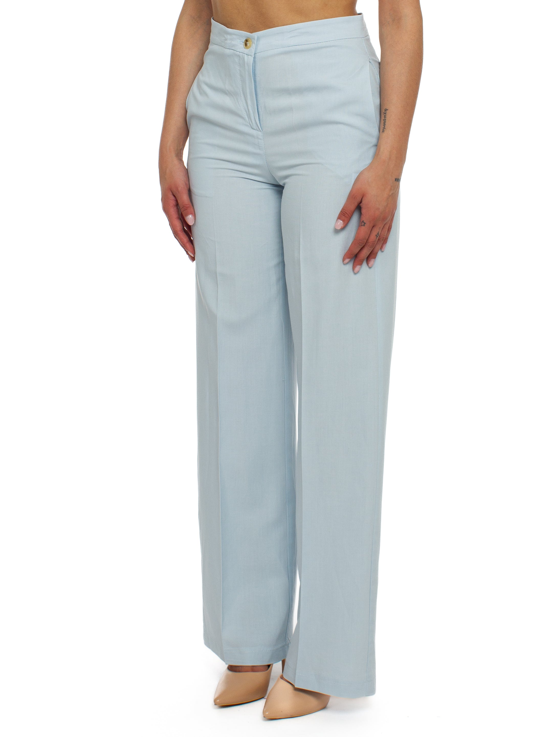 Pantalone palazzo con tasca filo Vicolo