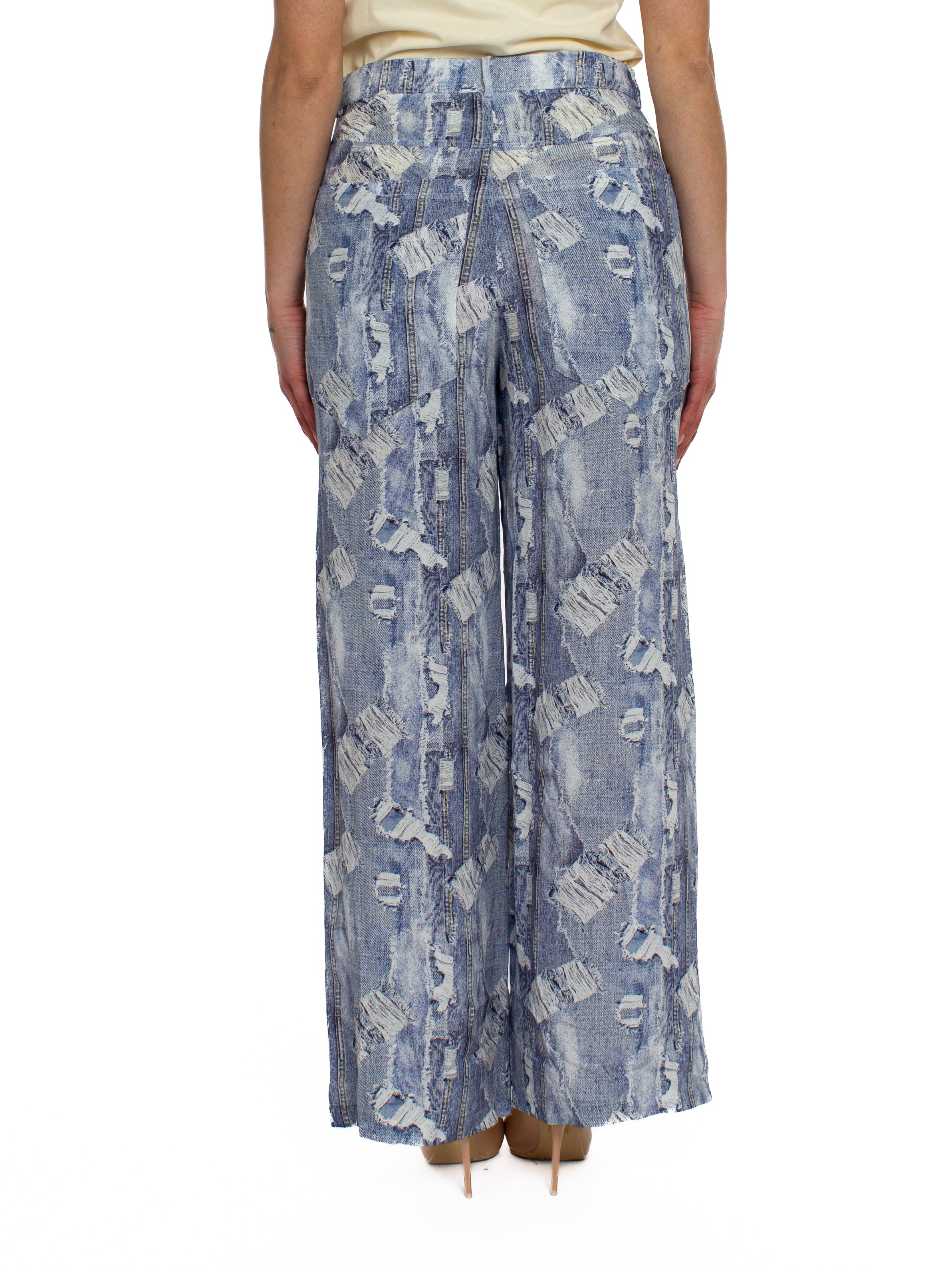 Pantalone fantasia denim Vicolo