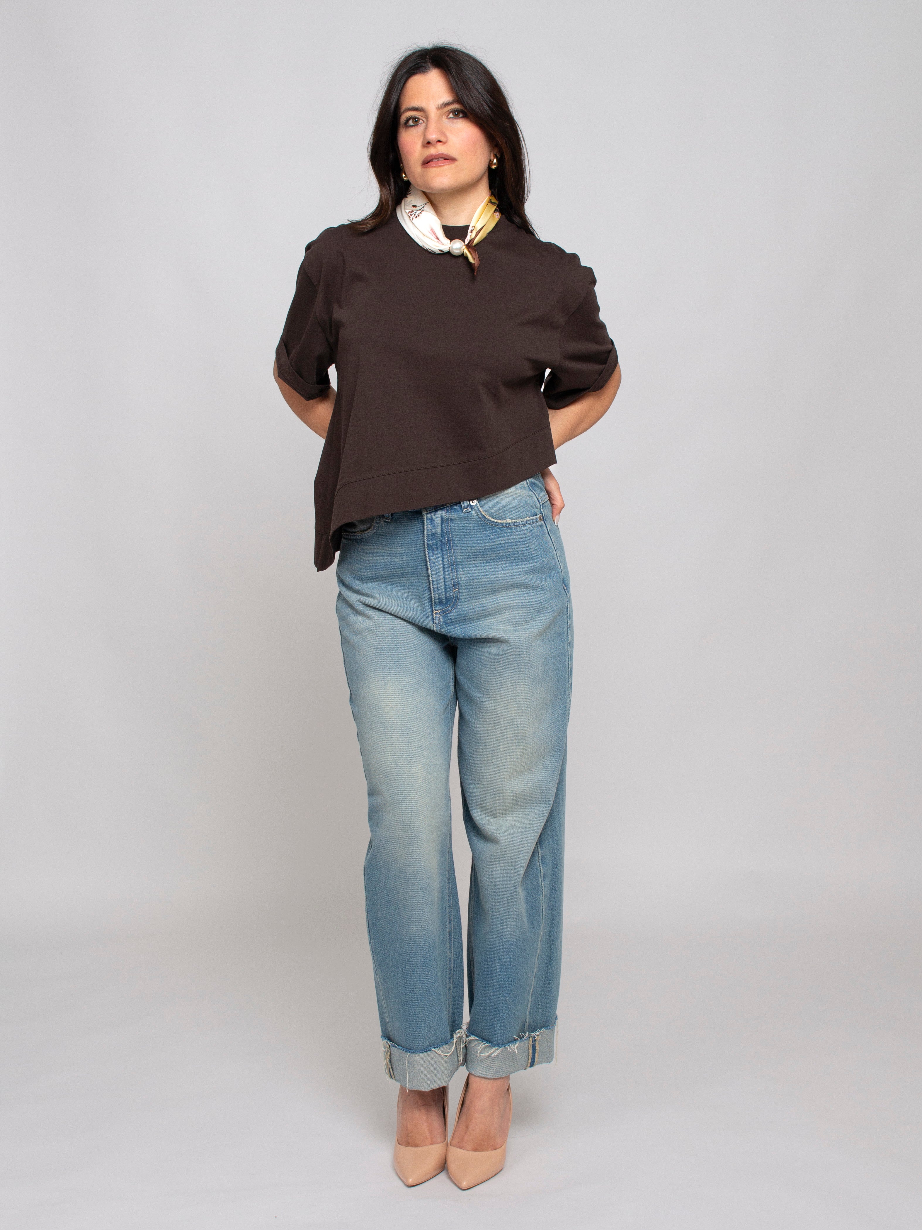 Tshirt asimmetrica Vicolo