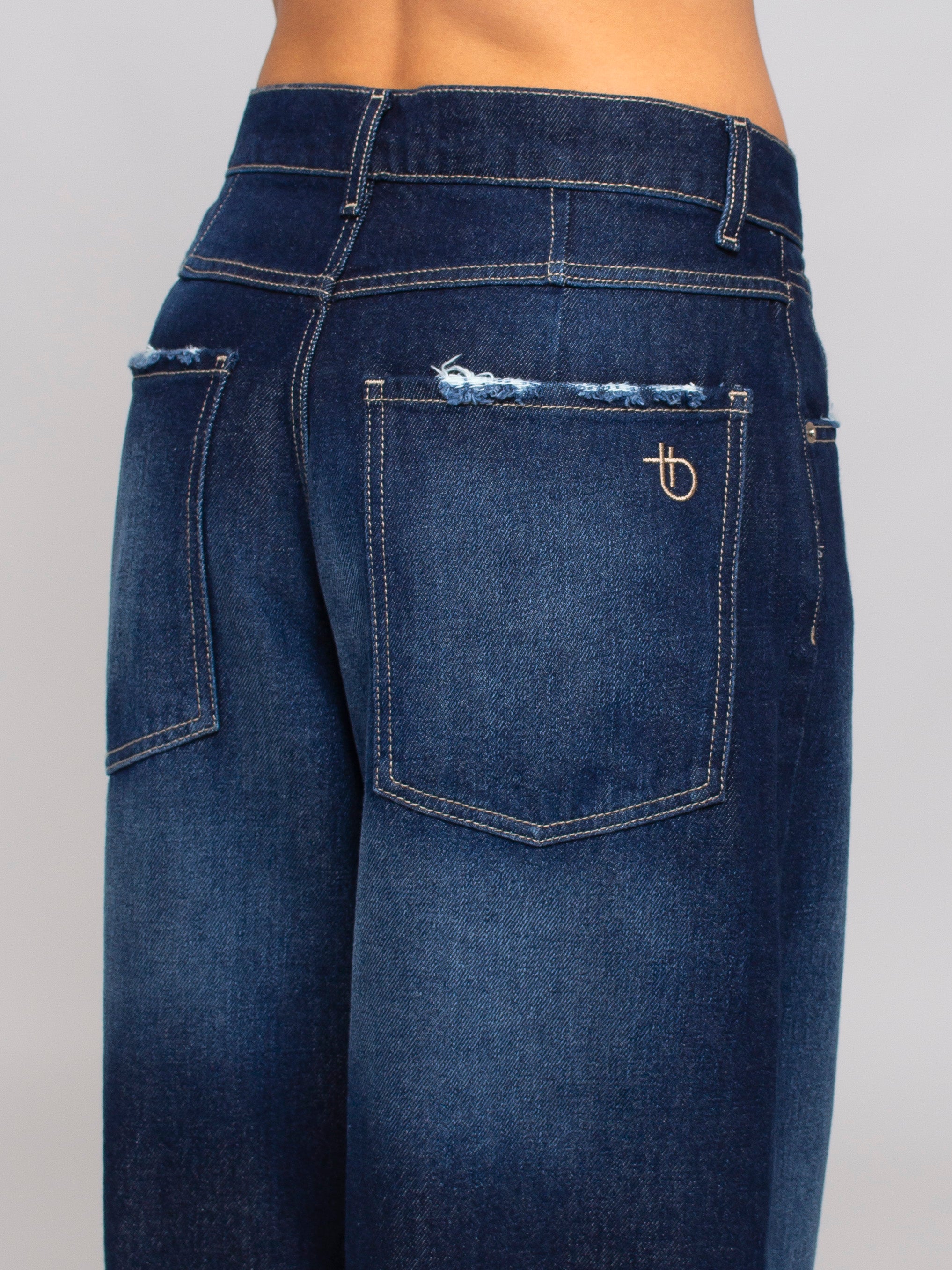 Jeans wide leg To.Bì Demure