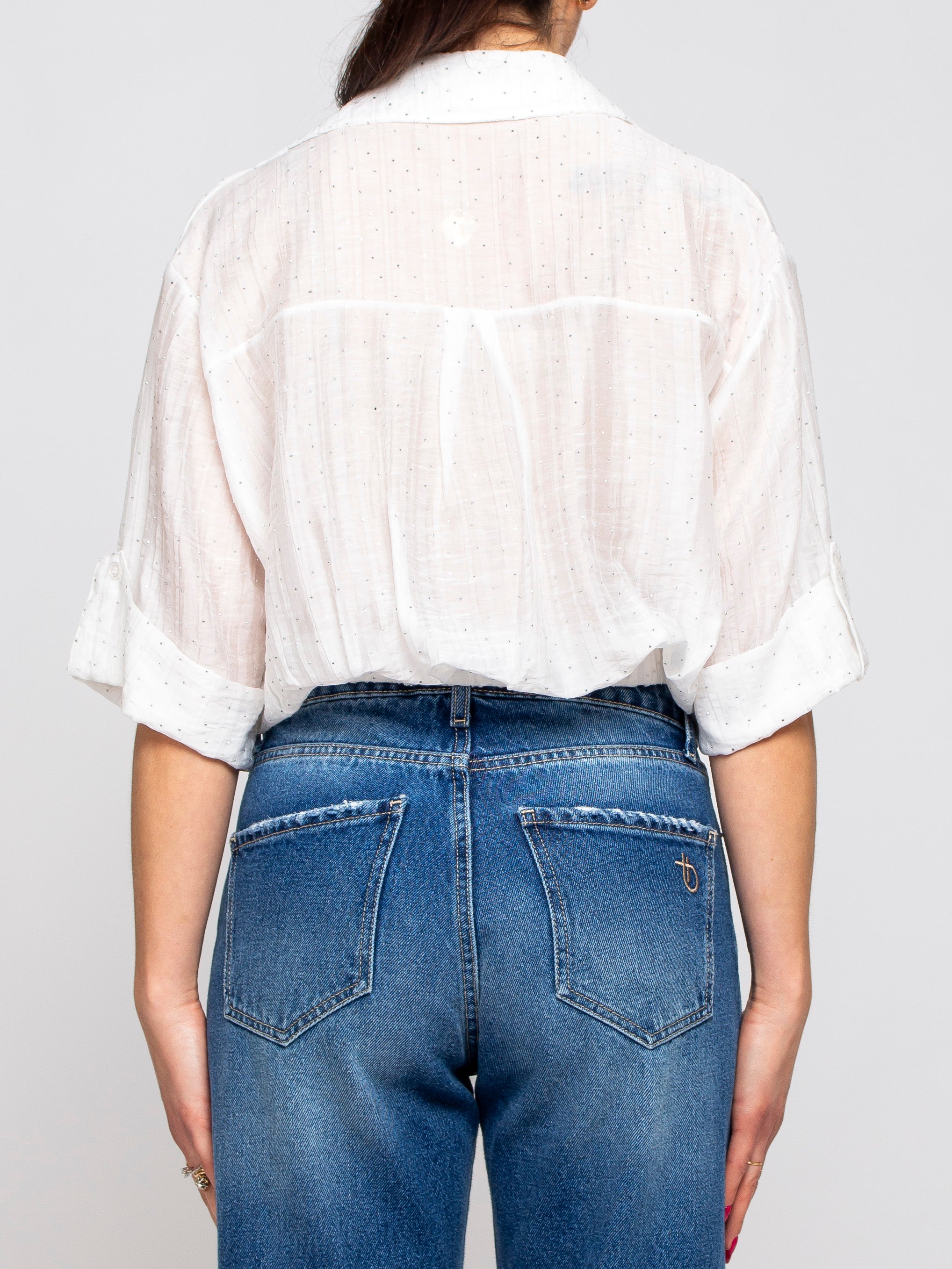 Camicia con brillantini Two Way