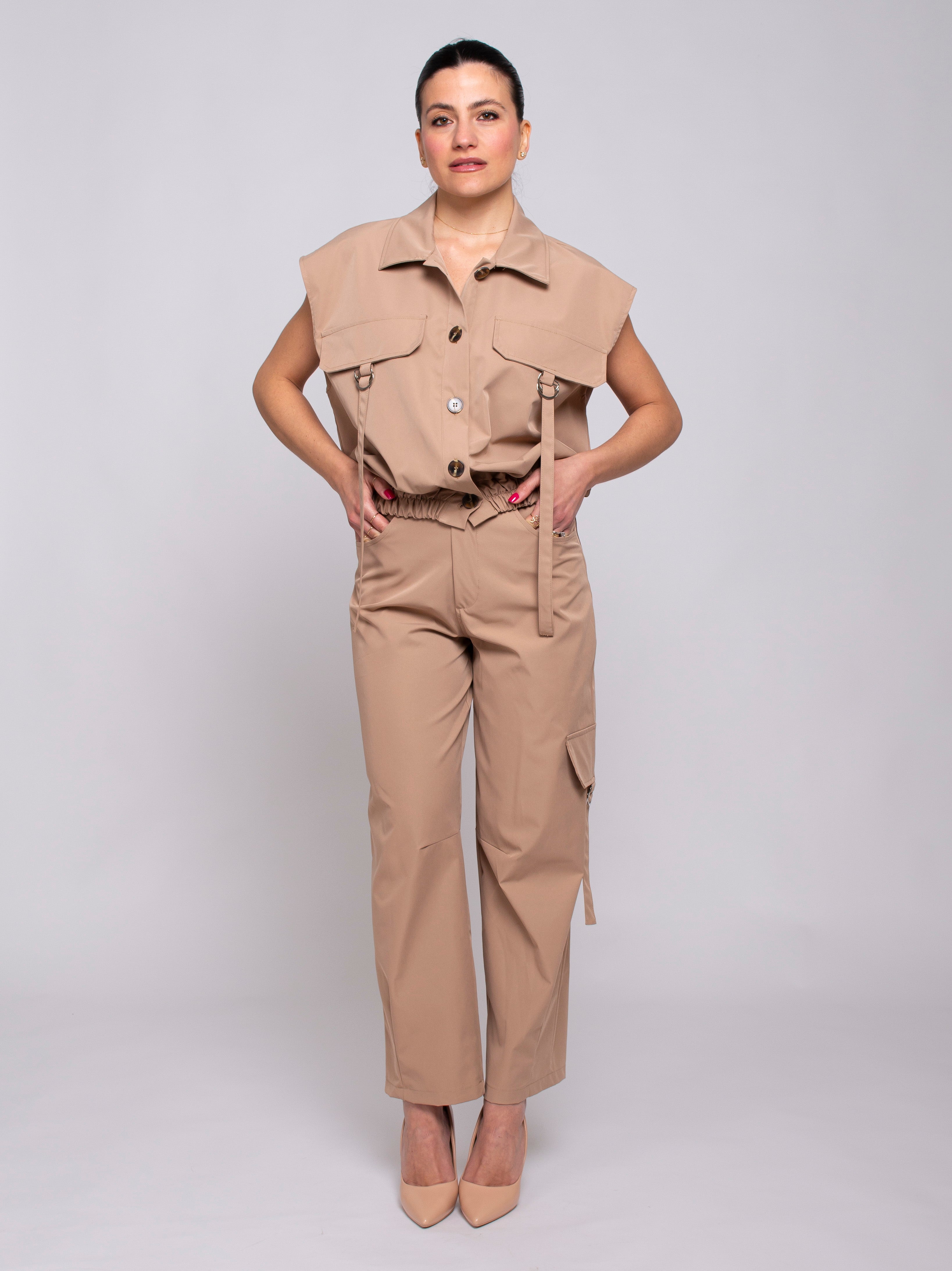 Gilet con tasconi Two Way