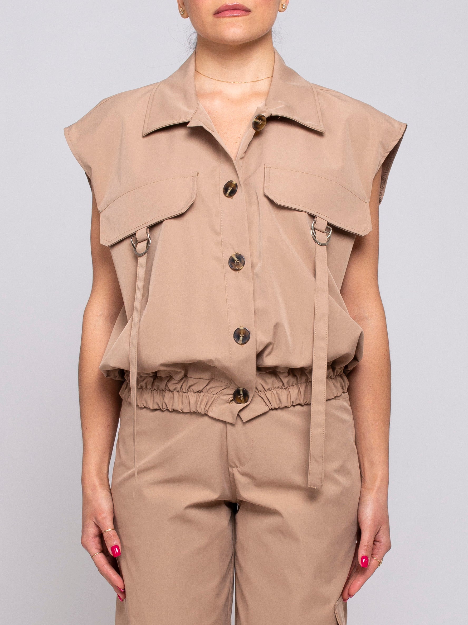 Gilet con tasconi Two Way