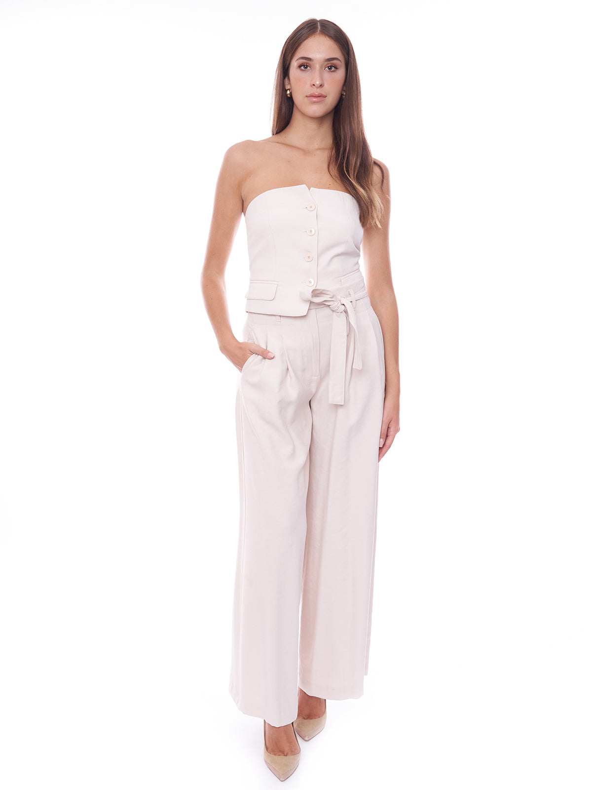 Top bustier con taschine Vicolo