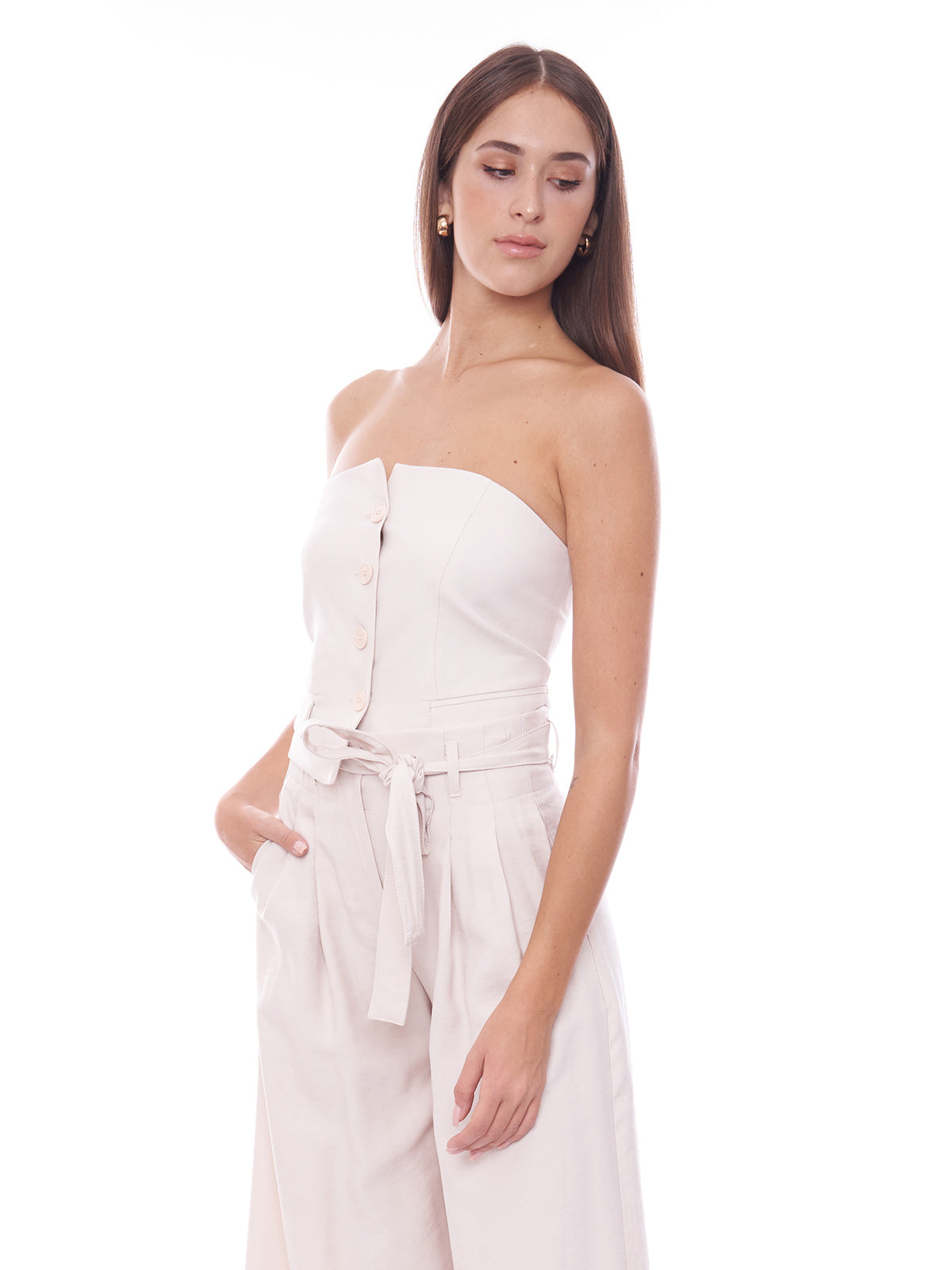 Top bustier con taschine Vicolo