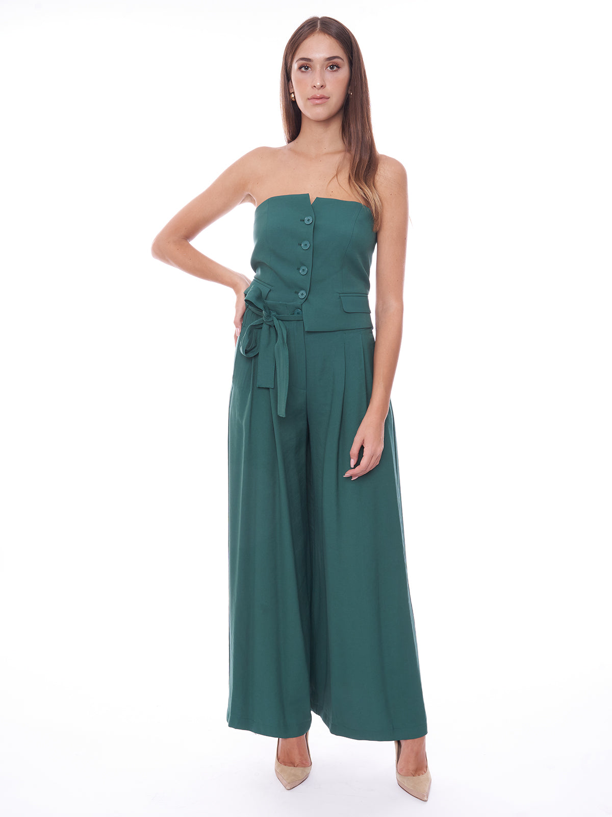 Top bustier con taschine Vicolo