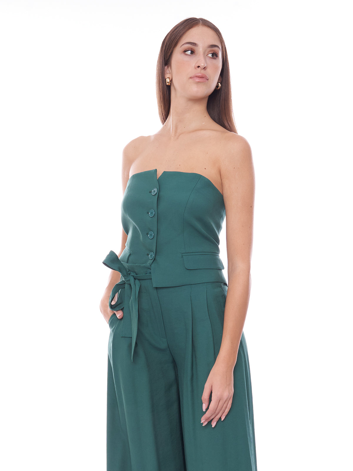 Top bustier con taschine Vicolo
