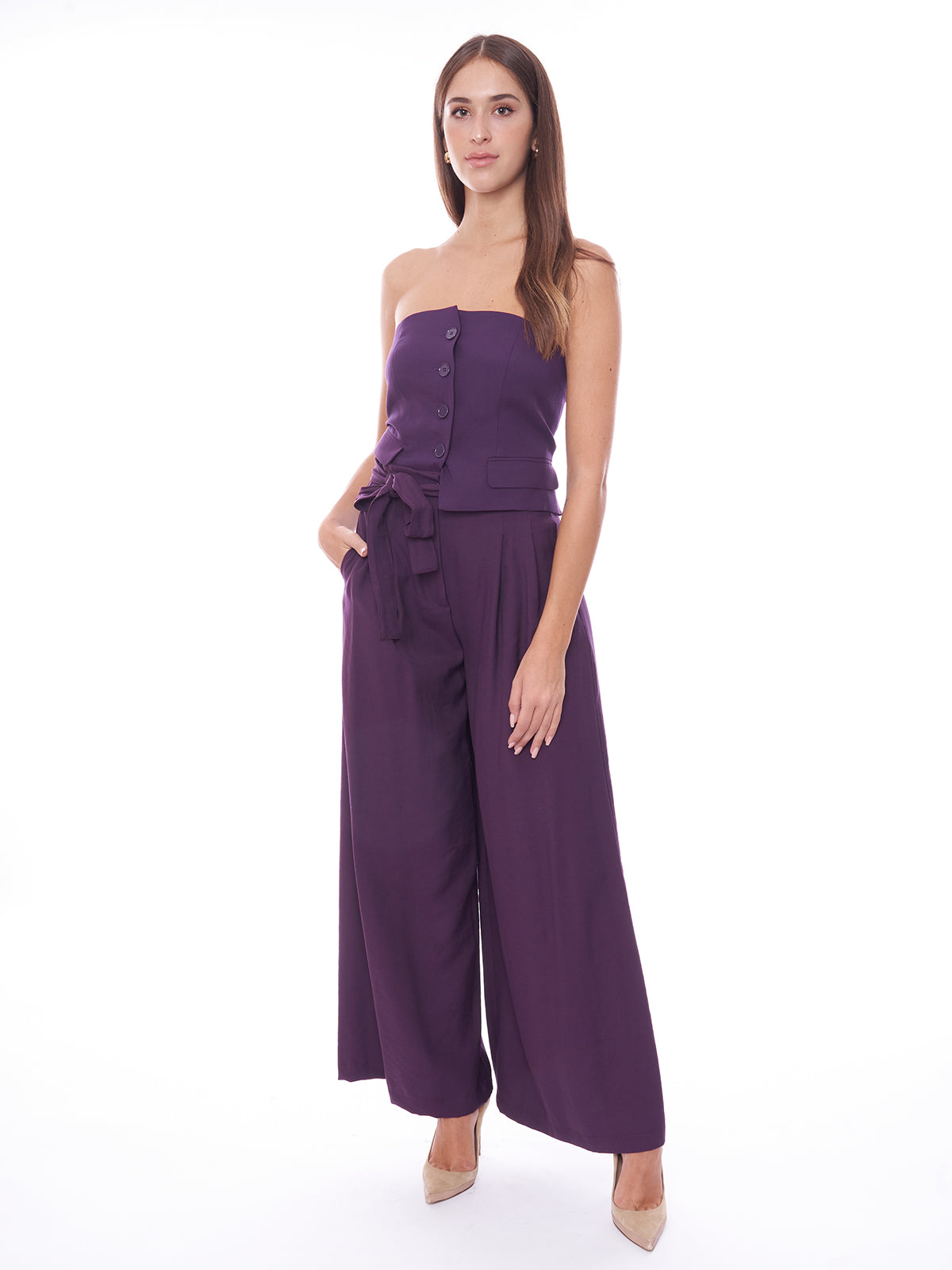 Top bustier con taschine Vicolo