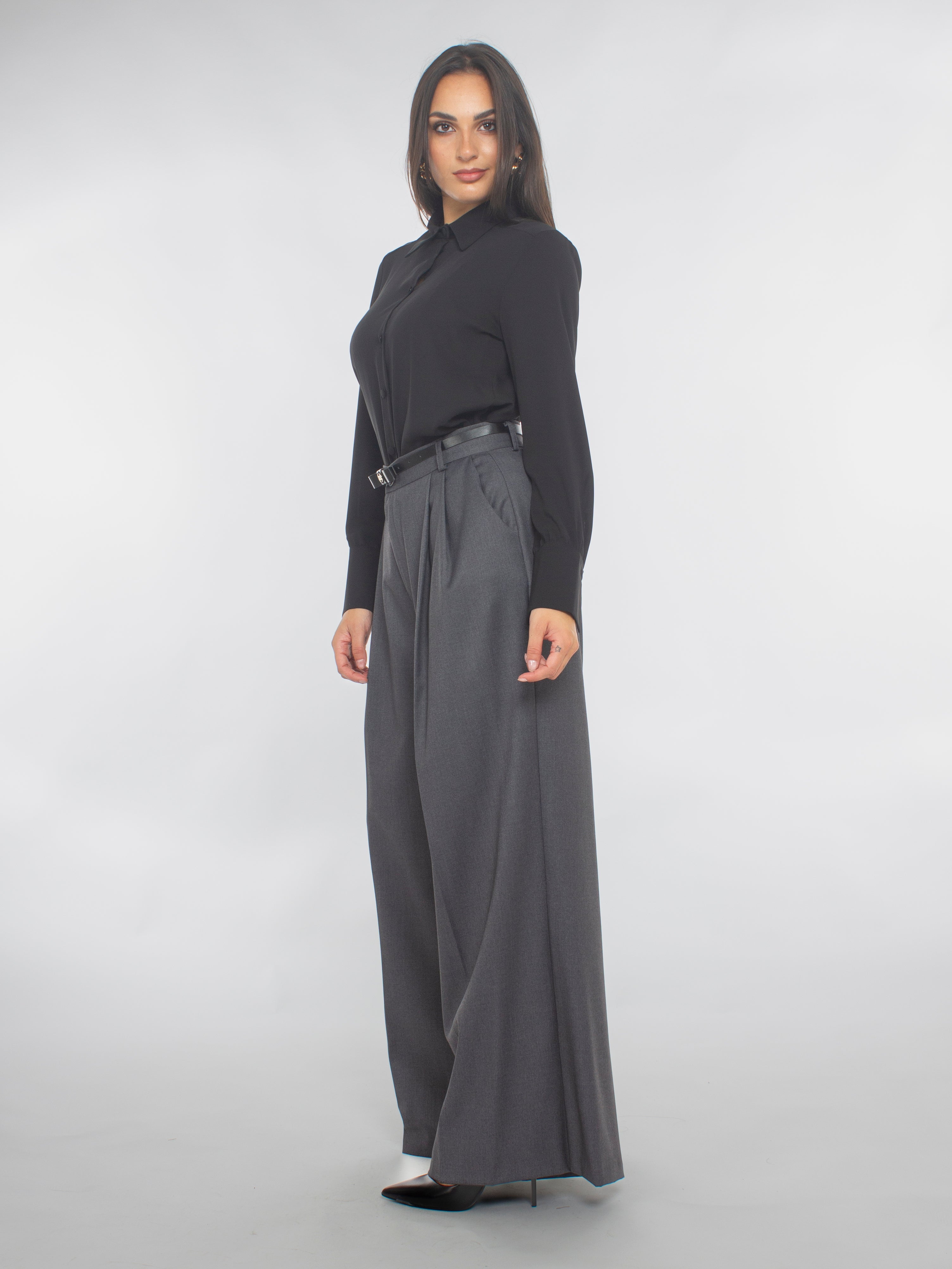 Pantalone palazzo con pence Rinascimento