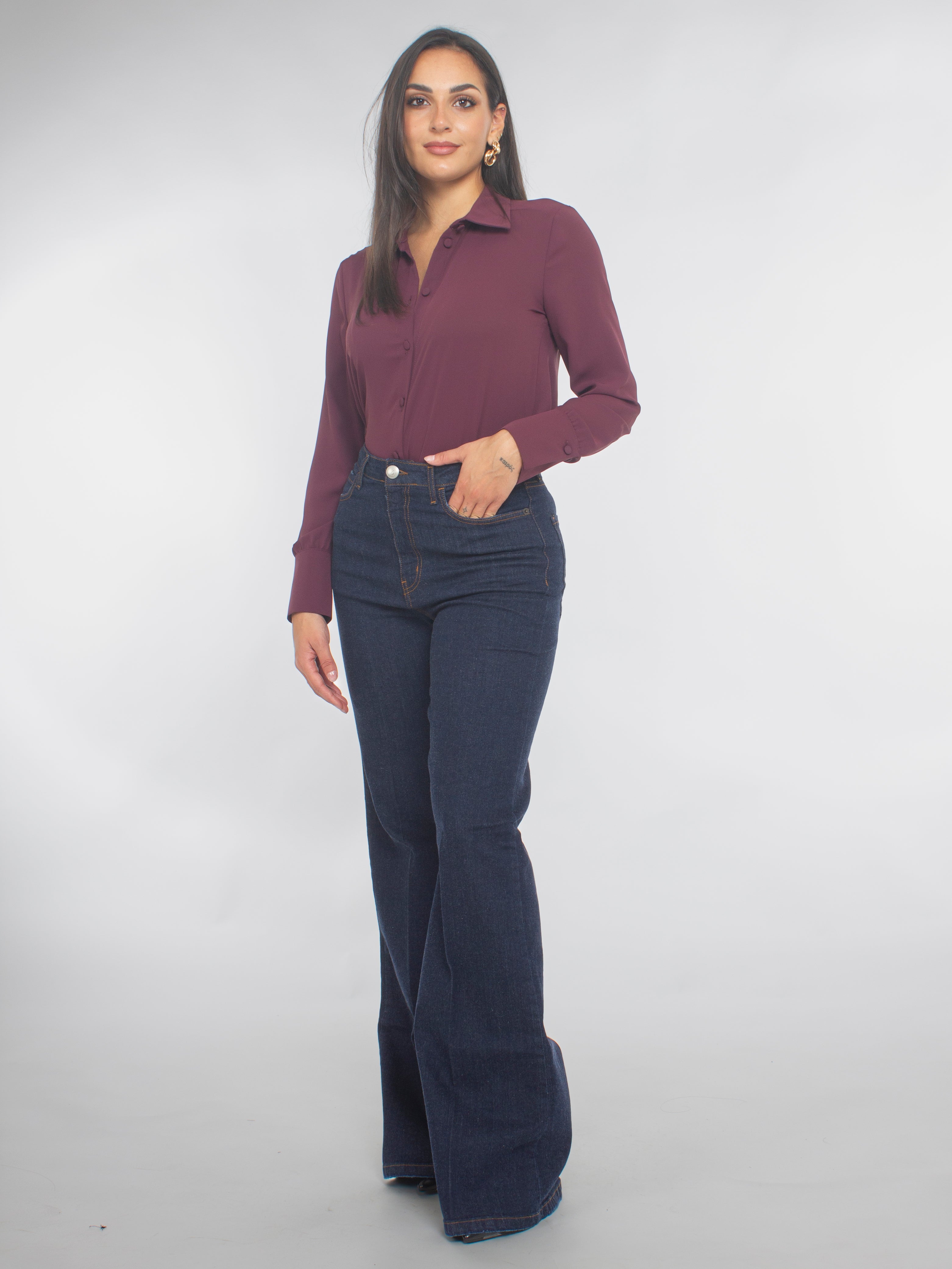 Camicia Con Bottoncini Ricoperti Rinascimento
