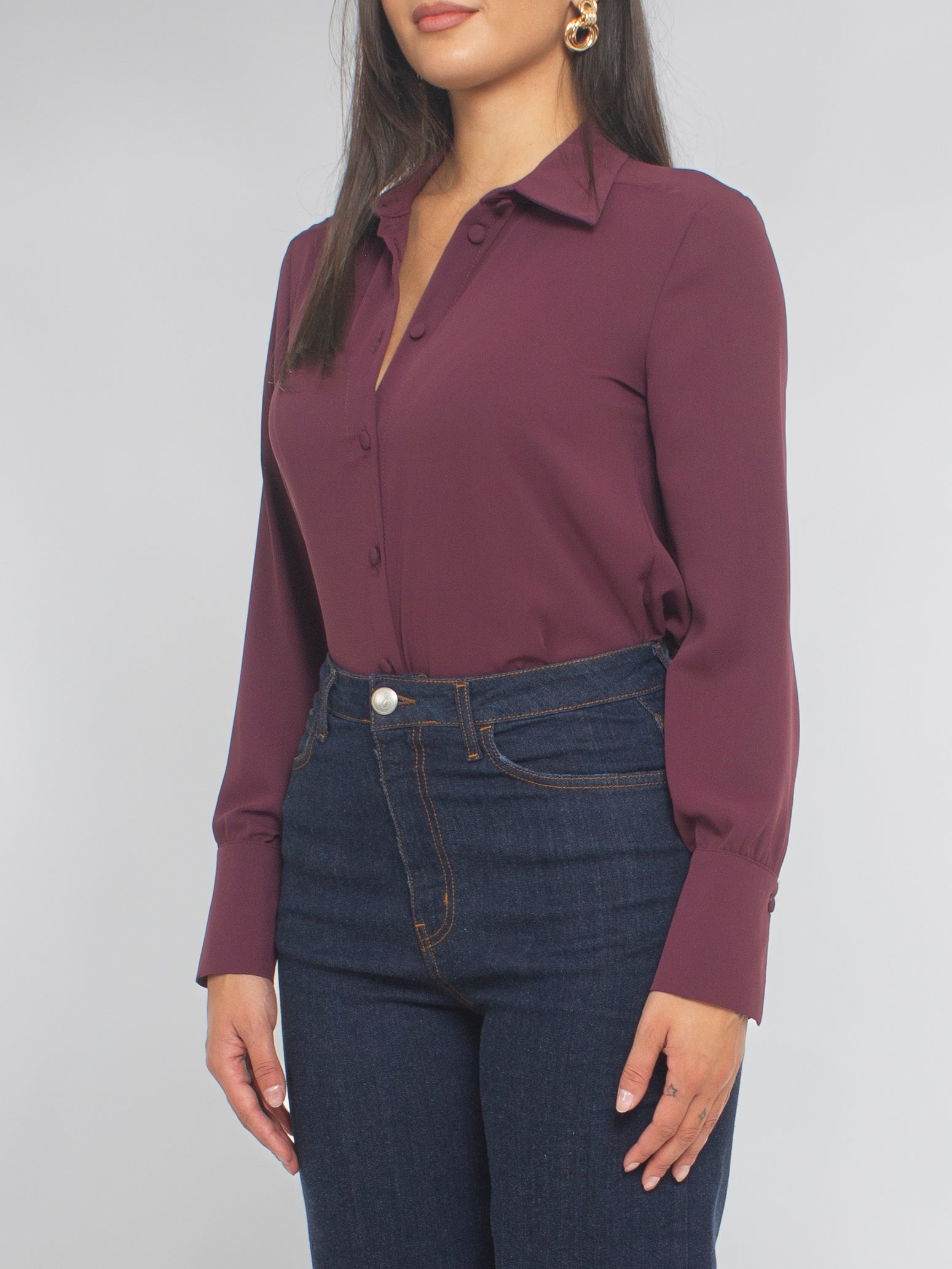 Camicia Con Bottoncini Ricoperti Rinascimento