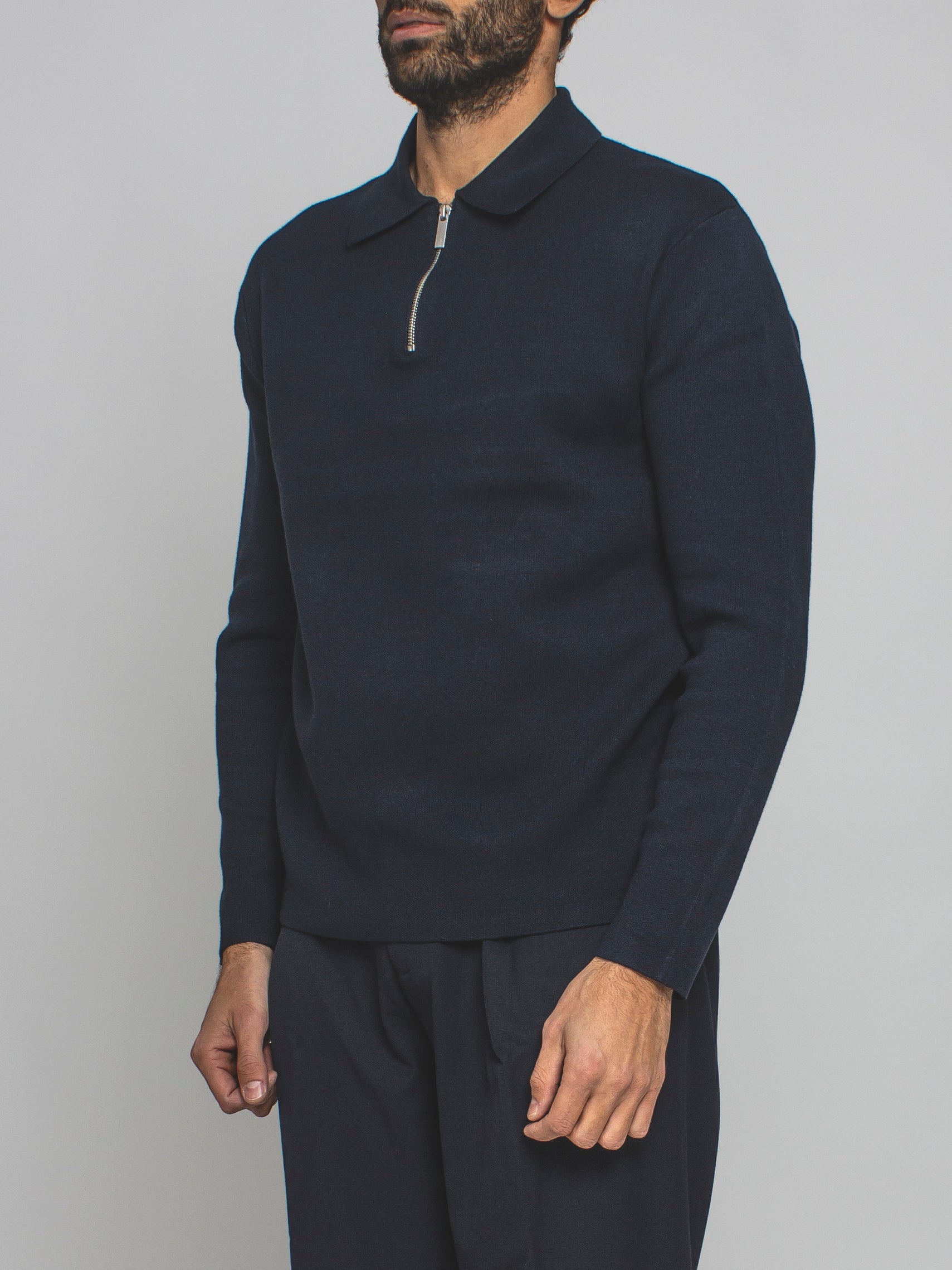 Maglia Polo con Zip Selected Homme