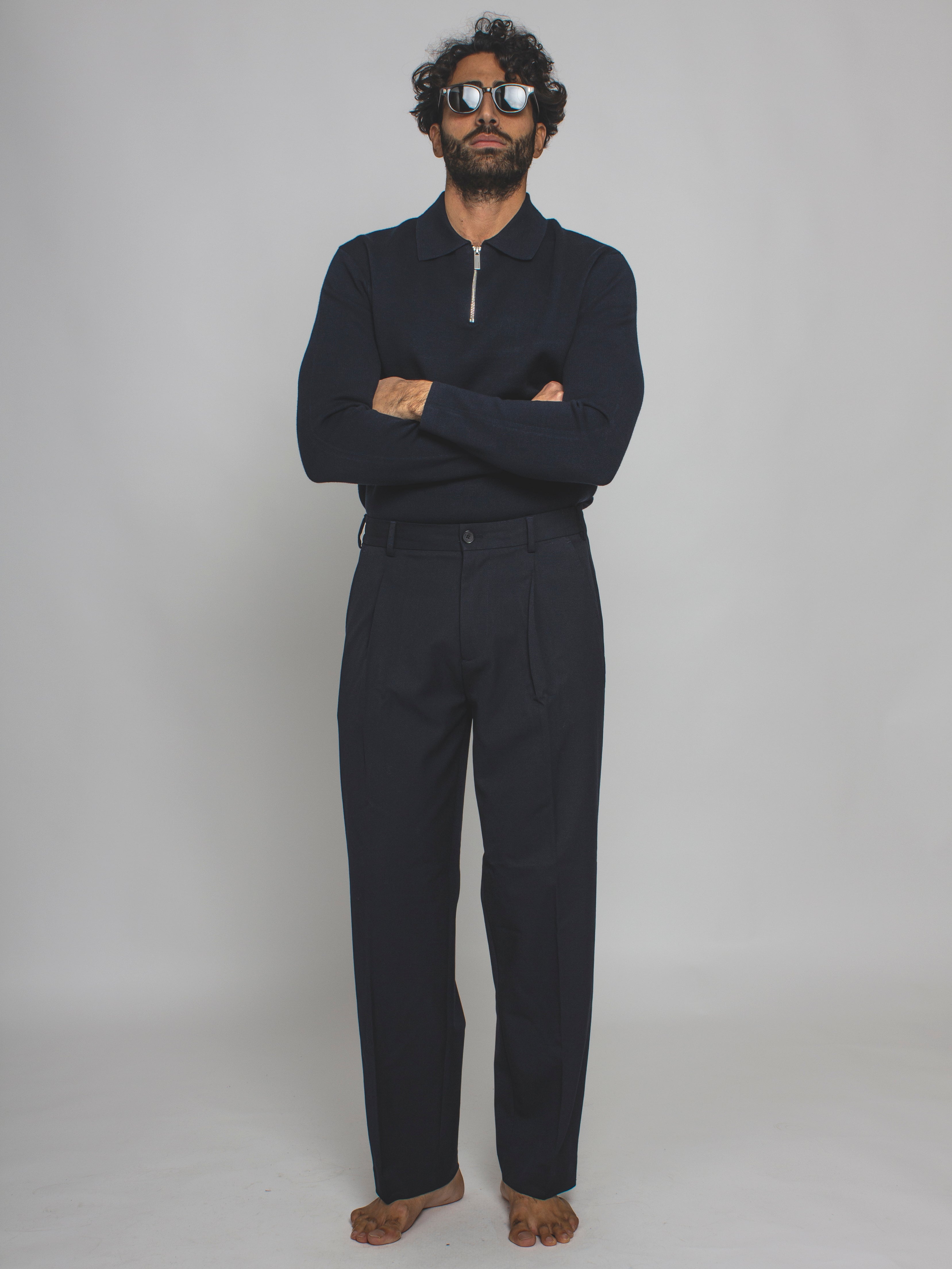 Maglia Polo con Zip Selected Homme