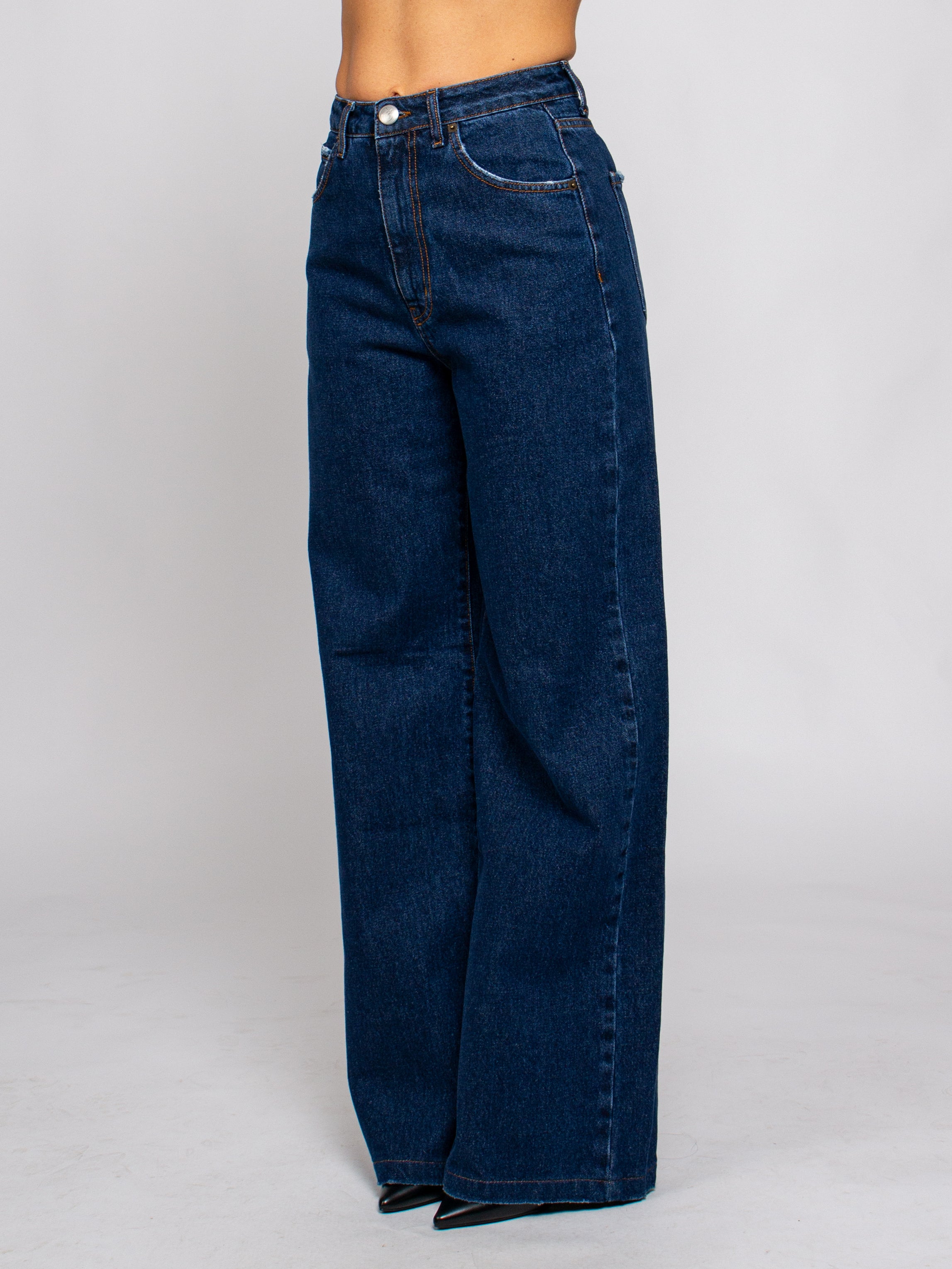 Jeans palazzo a zampa To.Bì Demure