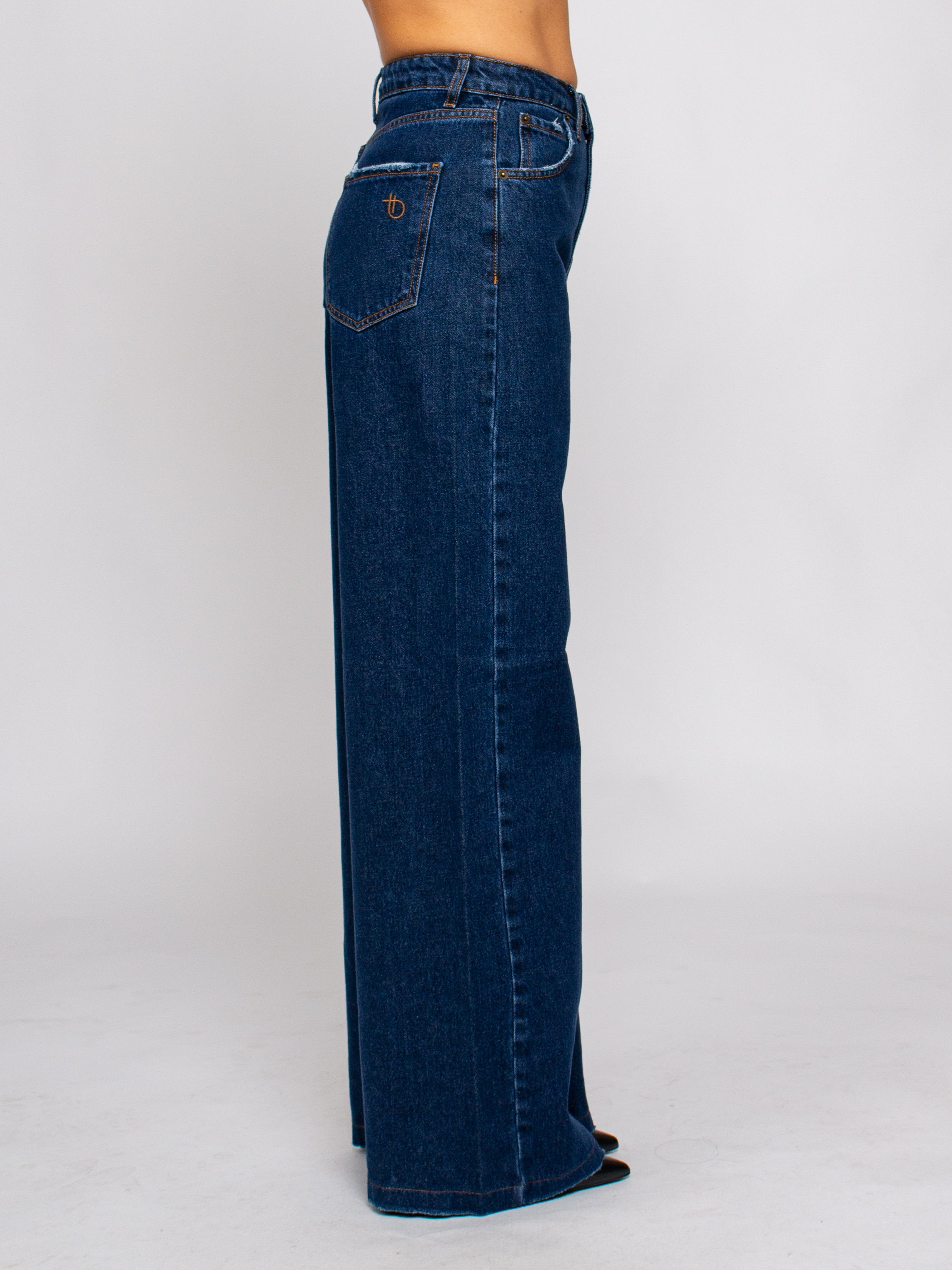 Jeans palazzo a zampa To.Bì Demure